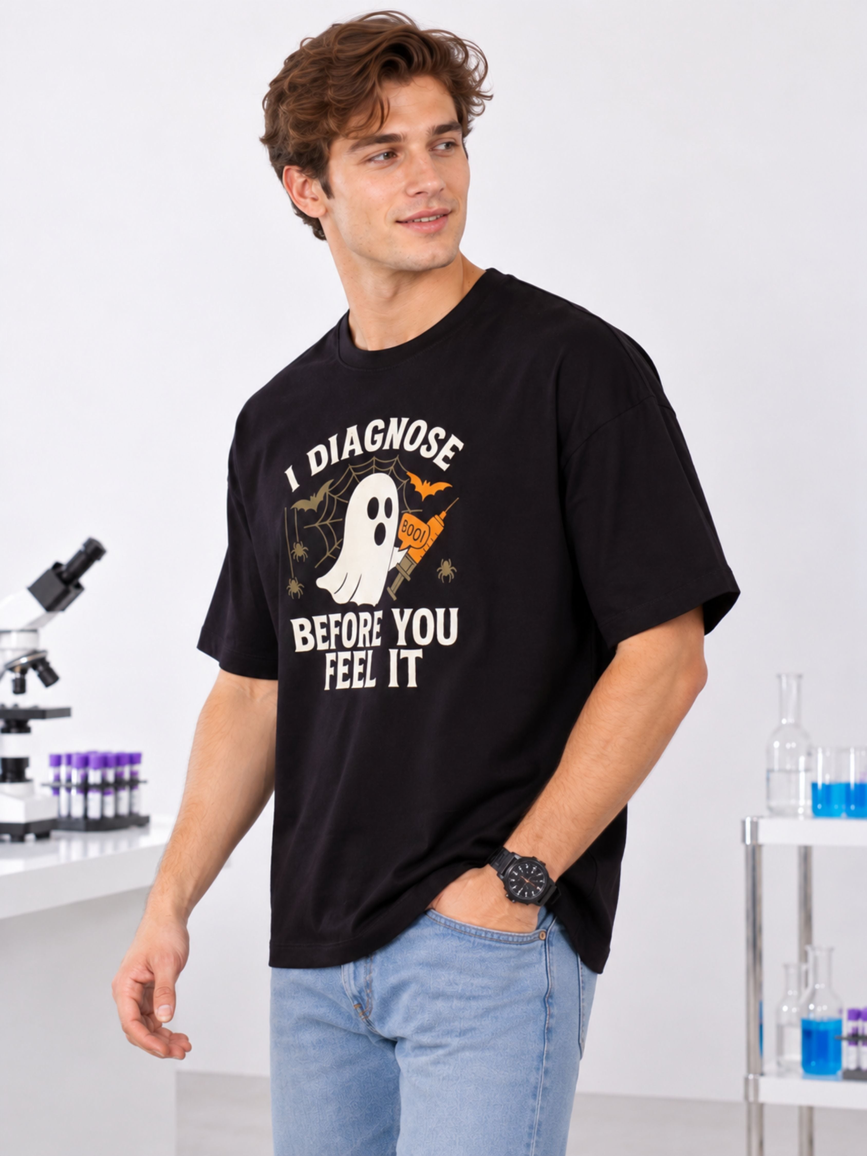 Pathologist | I Diagnose Before You Feel It | Oversized Trendy Tshirt For Men