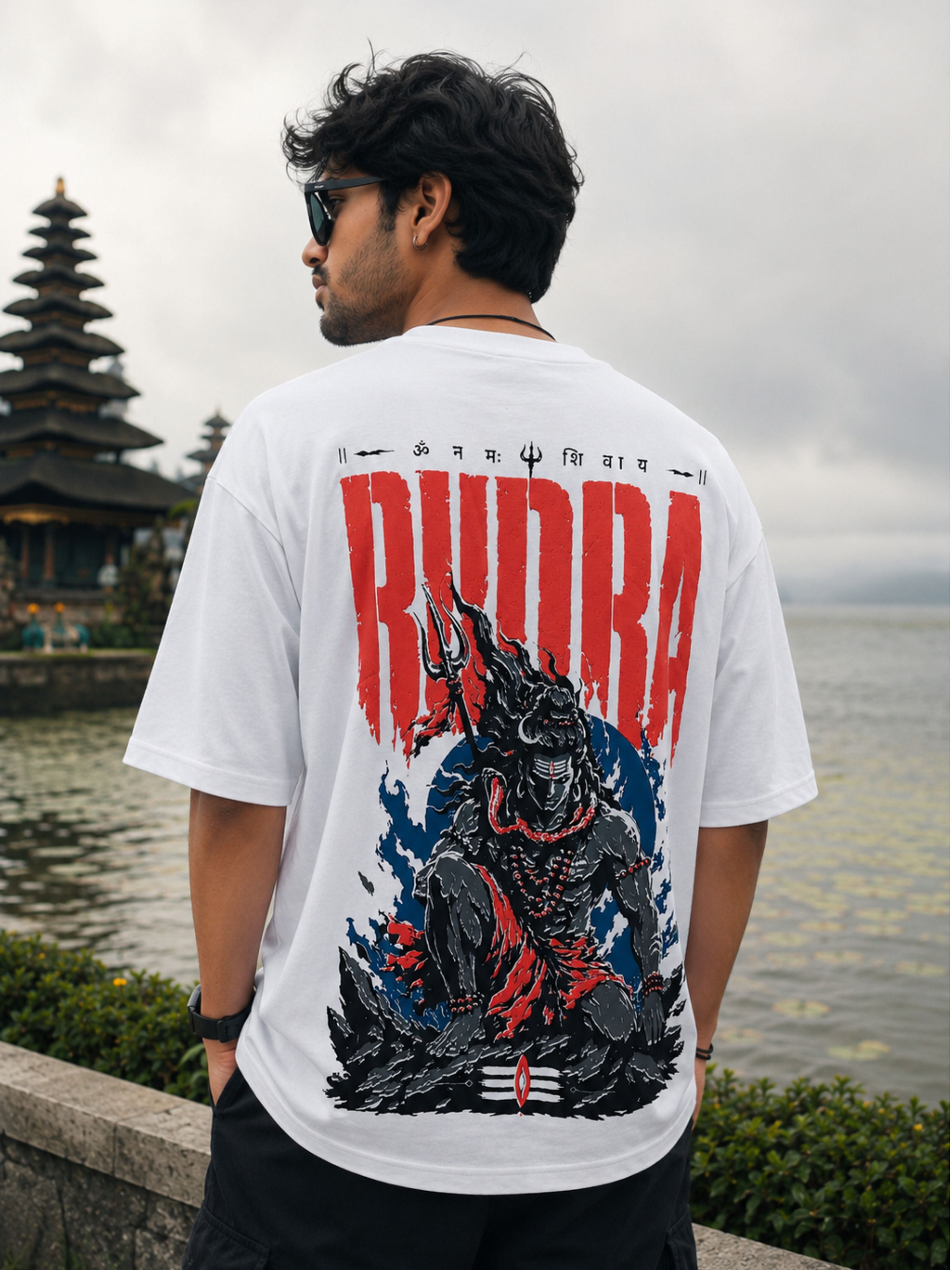 Sanatan Dharma | OM NAMAH SHIVAY (RUDRA) | Oversized Fit T-shirt For Men