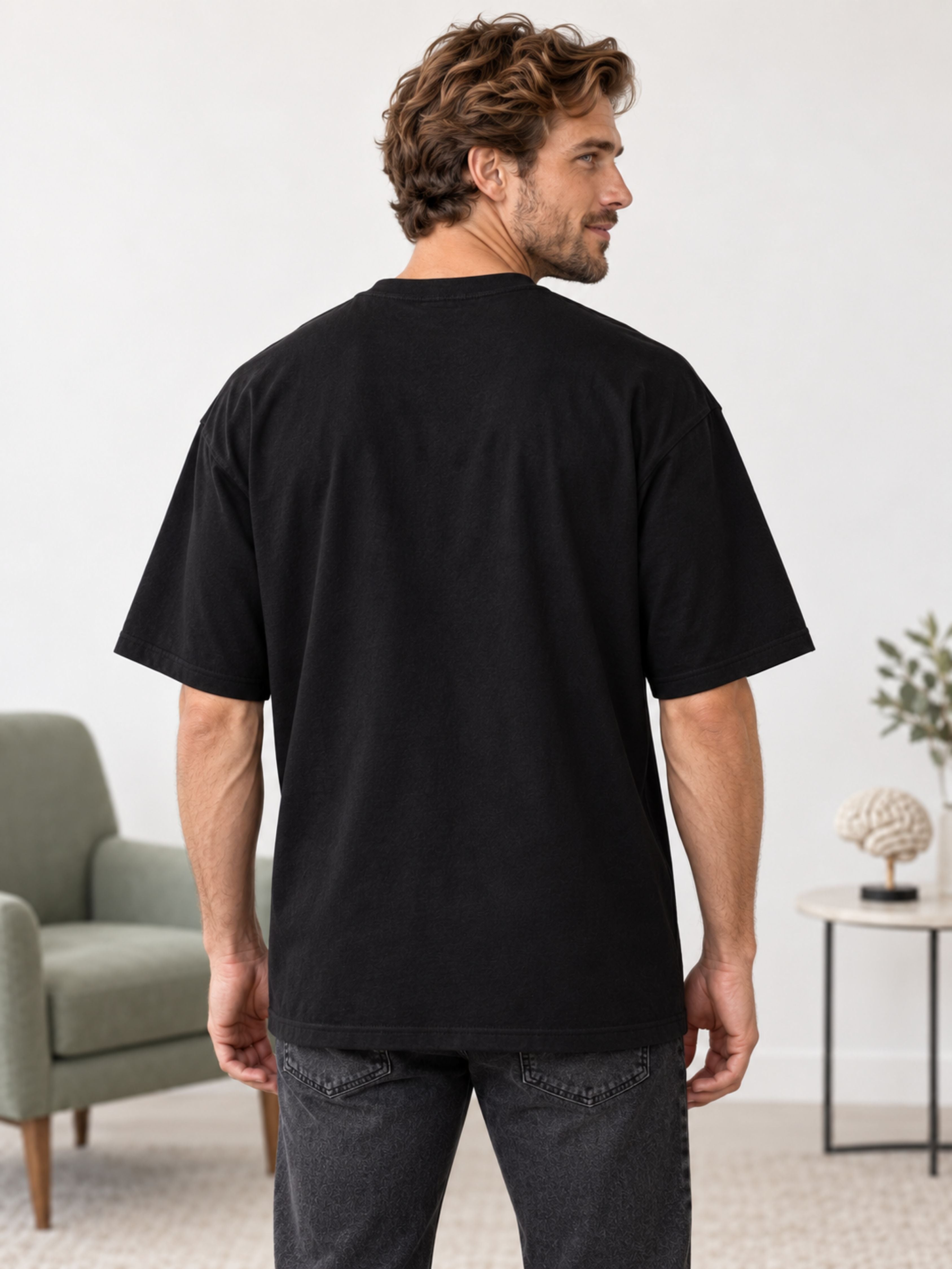 Psychiatrist | Strong Mind. Soft Heart. Psychiatrist Soul | Oversized T-shirt For Men