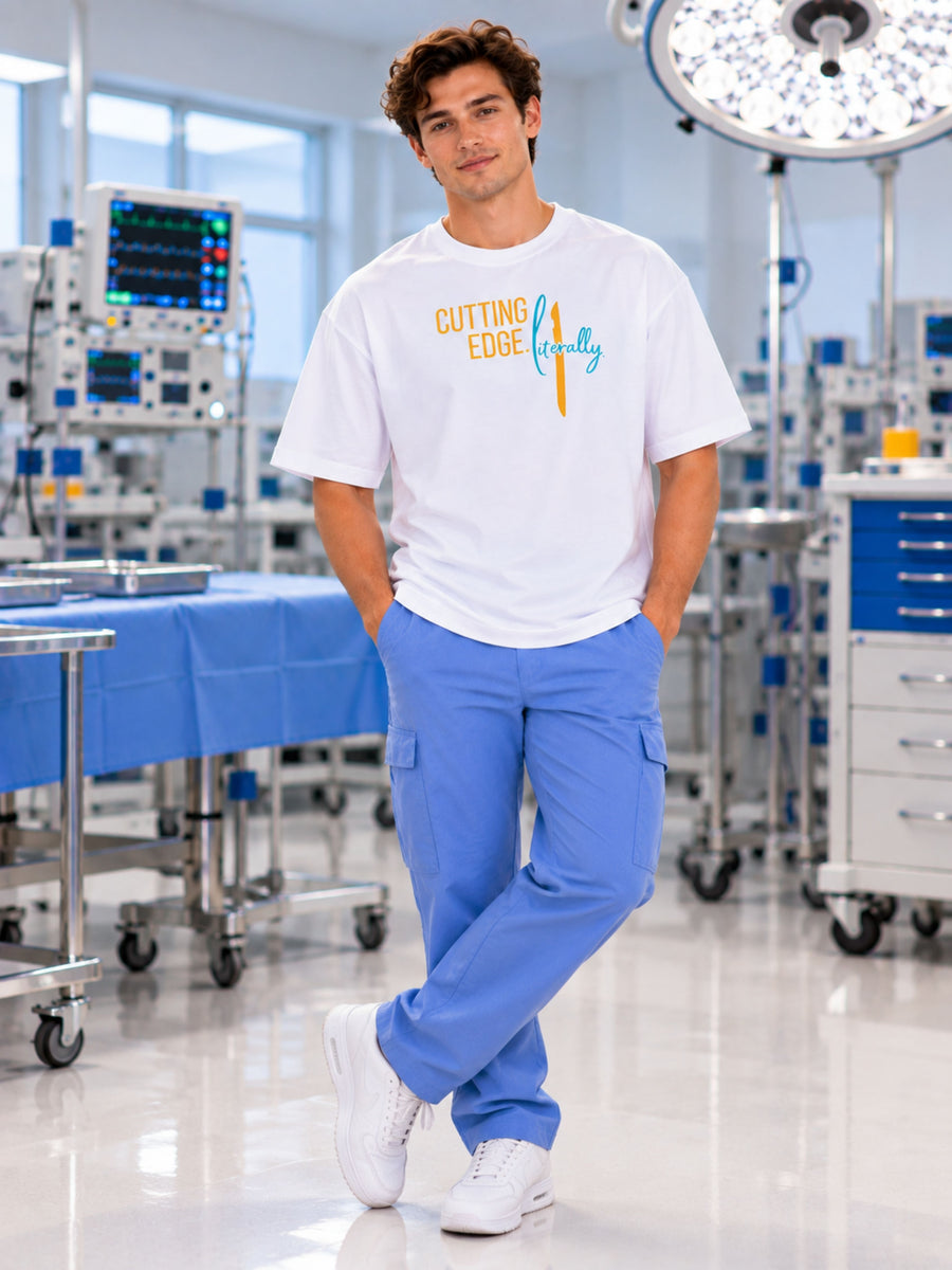 Surgeon | Cutting Edge. Literally | Oversized T-Shirt For Men