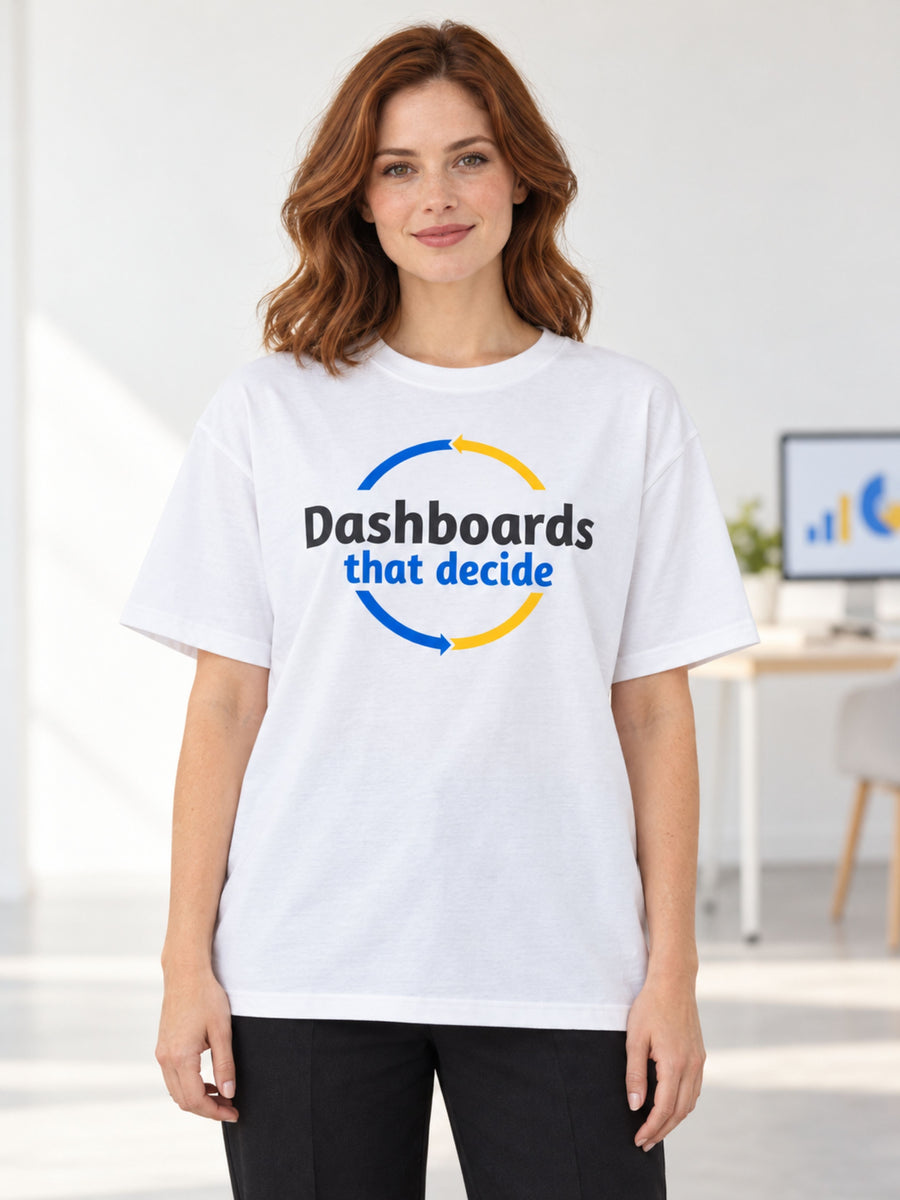 BI Developer | Dashboards That Decide | Oversized T-Shirt For Women