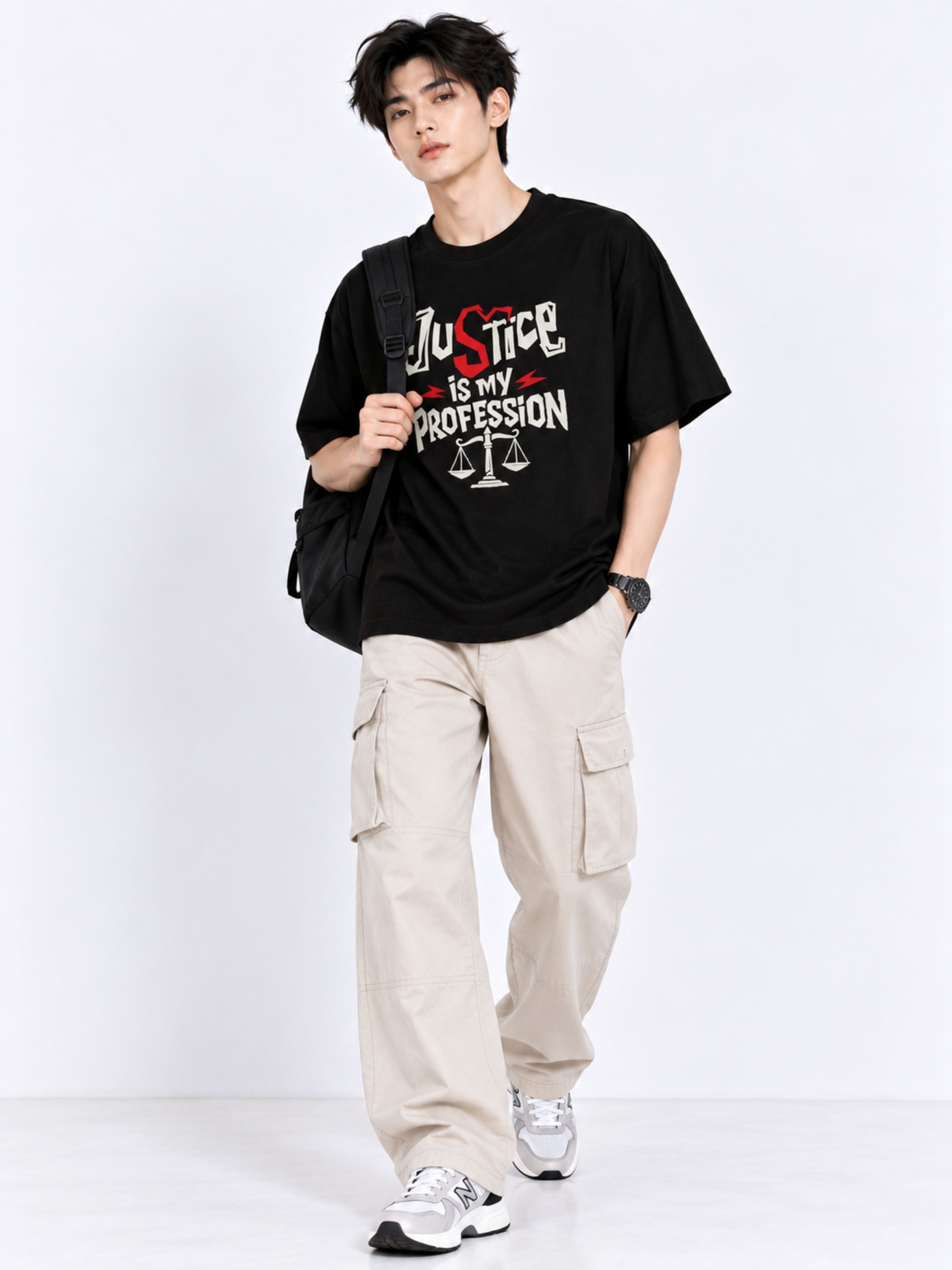 Lawyer | Justice Is My Profession | Oversized Designer T-Shirt For Men