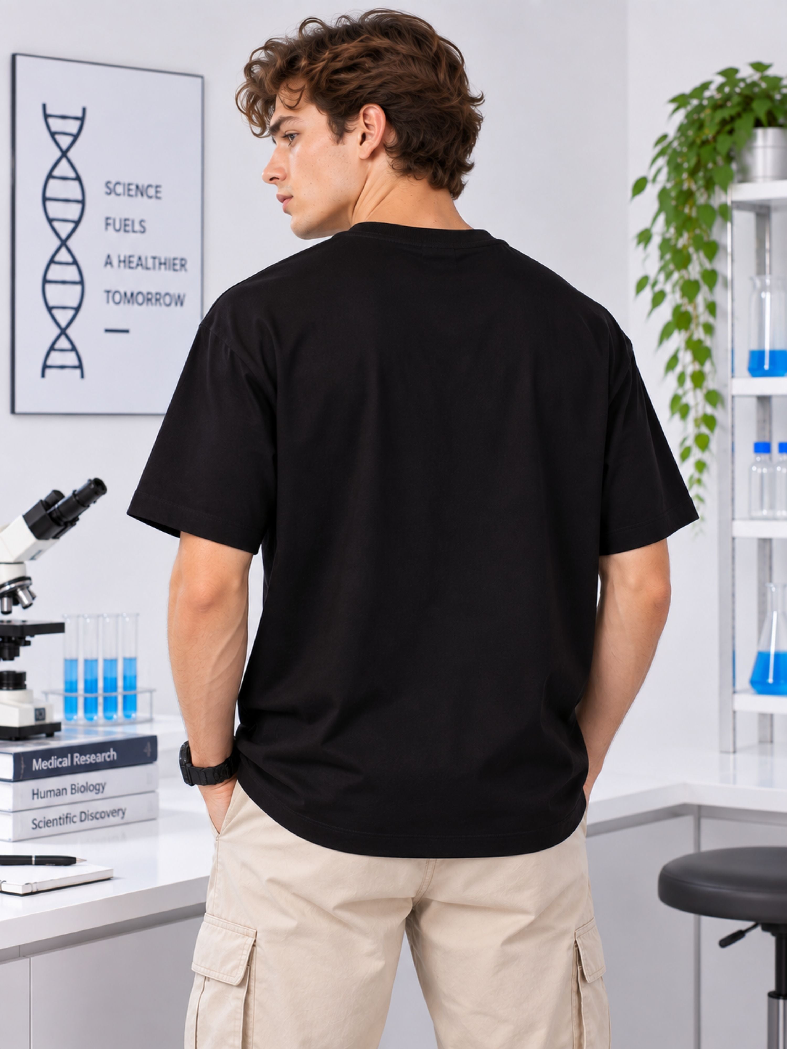 Medical Researcher | I fail better every day | Oversized fit Tshirt