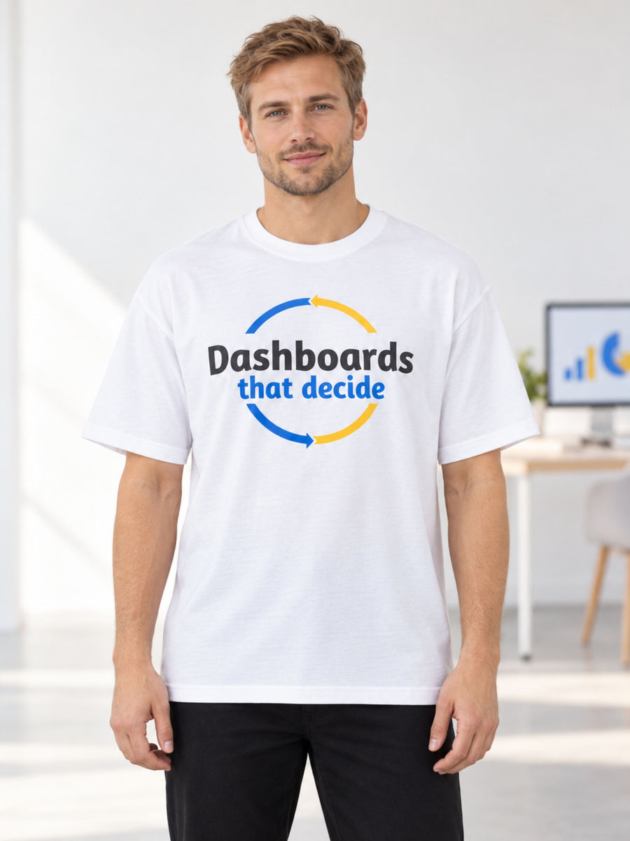 BI Developer | Dashboards That Decide | Oversized T-Shirt For Men