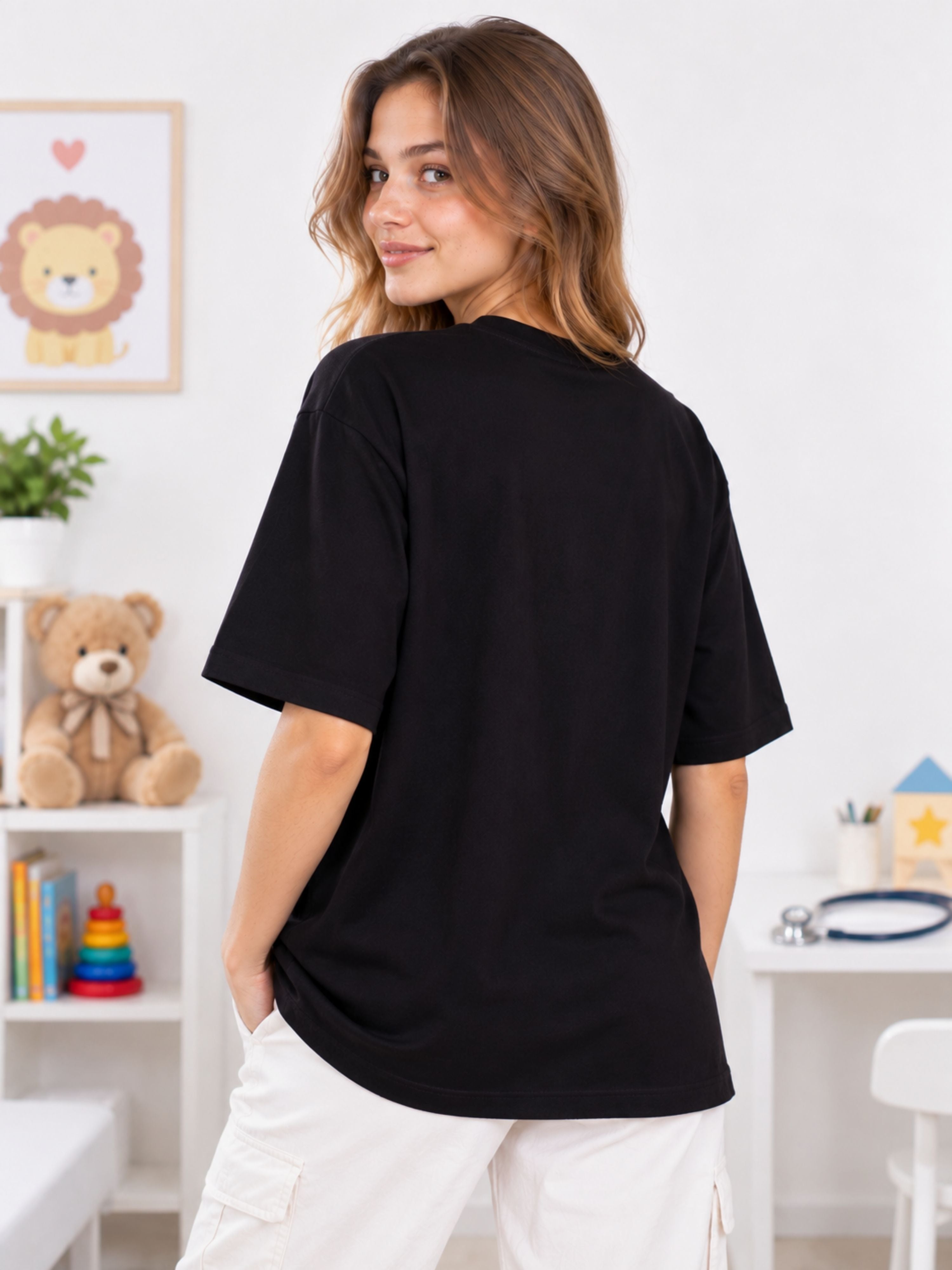 Paediatrician | Little Voices, Big Responsibilities | Oversized fit Tshirt