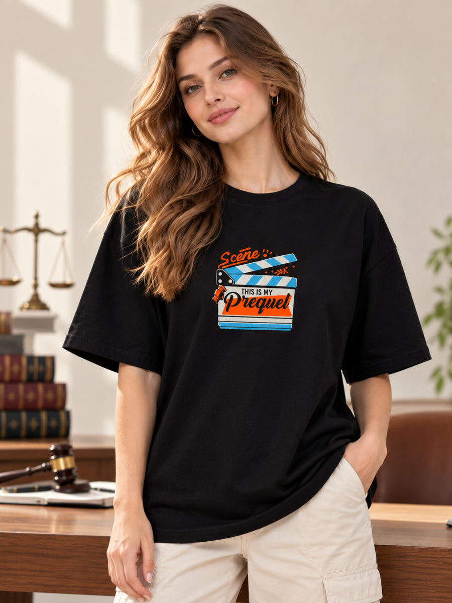 Judicial Intern | This Is My Prequel | Oversized Funky T-Shirt For Women