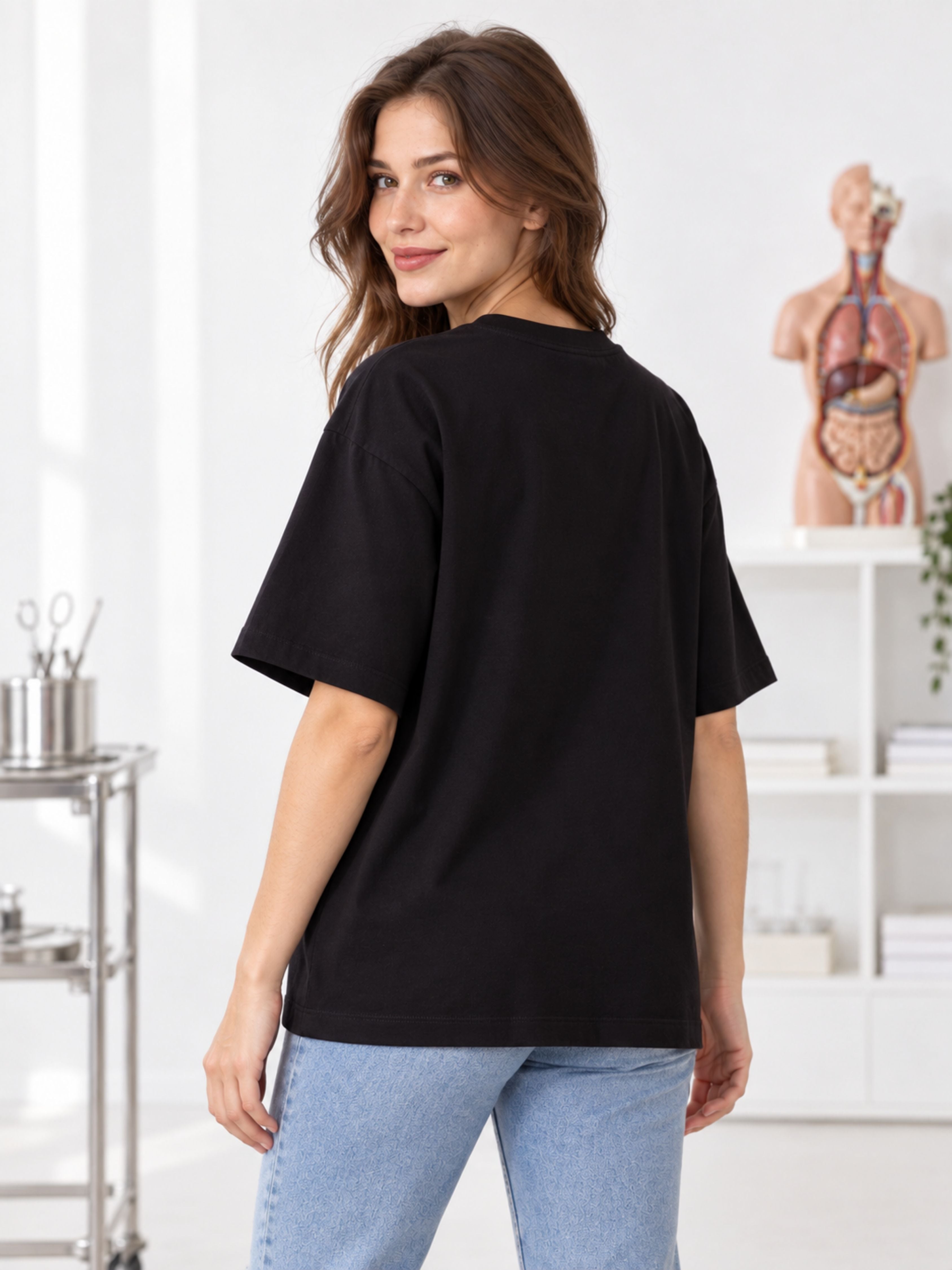 Surgeon | Anatomy Is My Playground | Oversized Printed T-shirt For Women