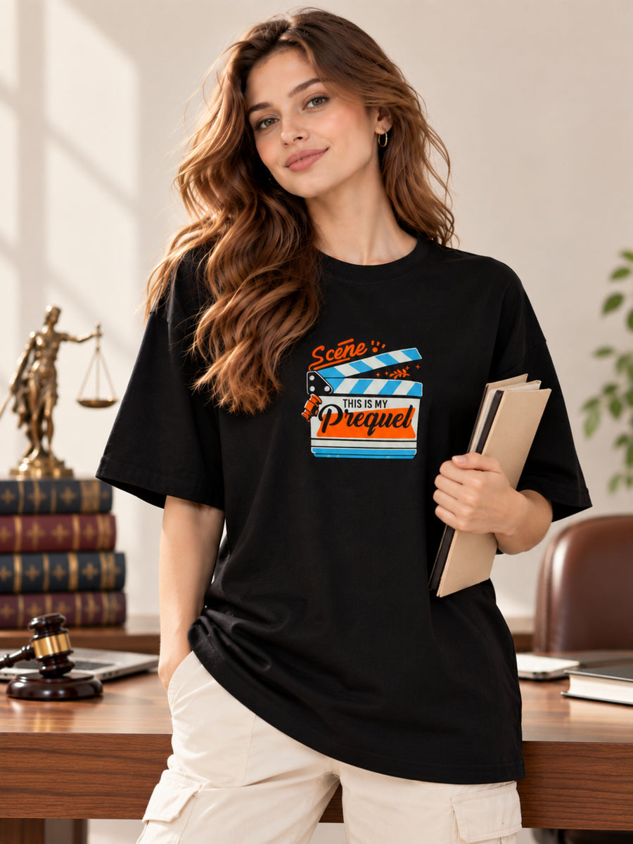 Judicial Intern | This Is My Prequel | Oversized Funky T-Shirt For Women