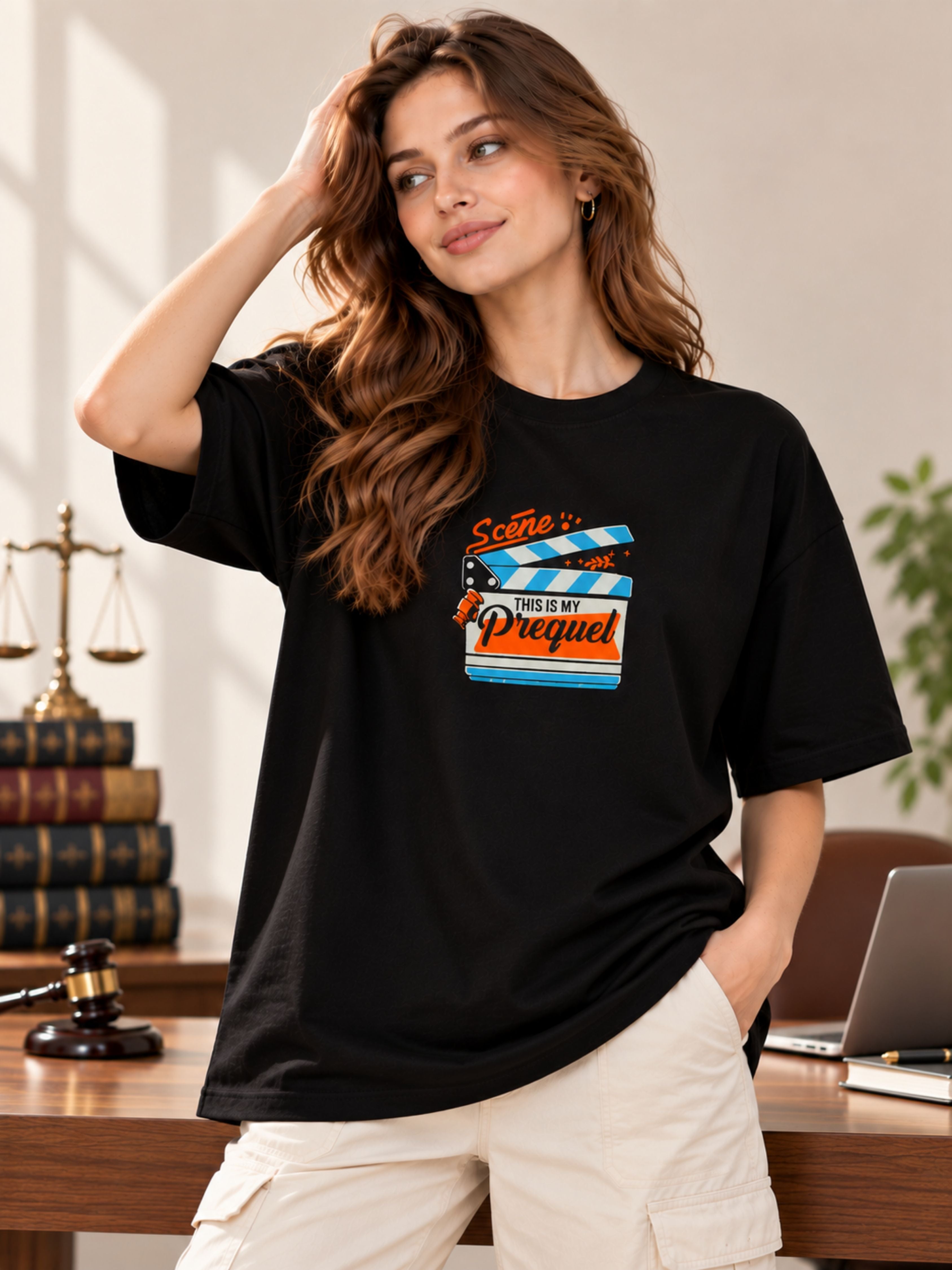 Judicial Intern | This Is My Prequel | Oversized Funky T-Shirt For Women