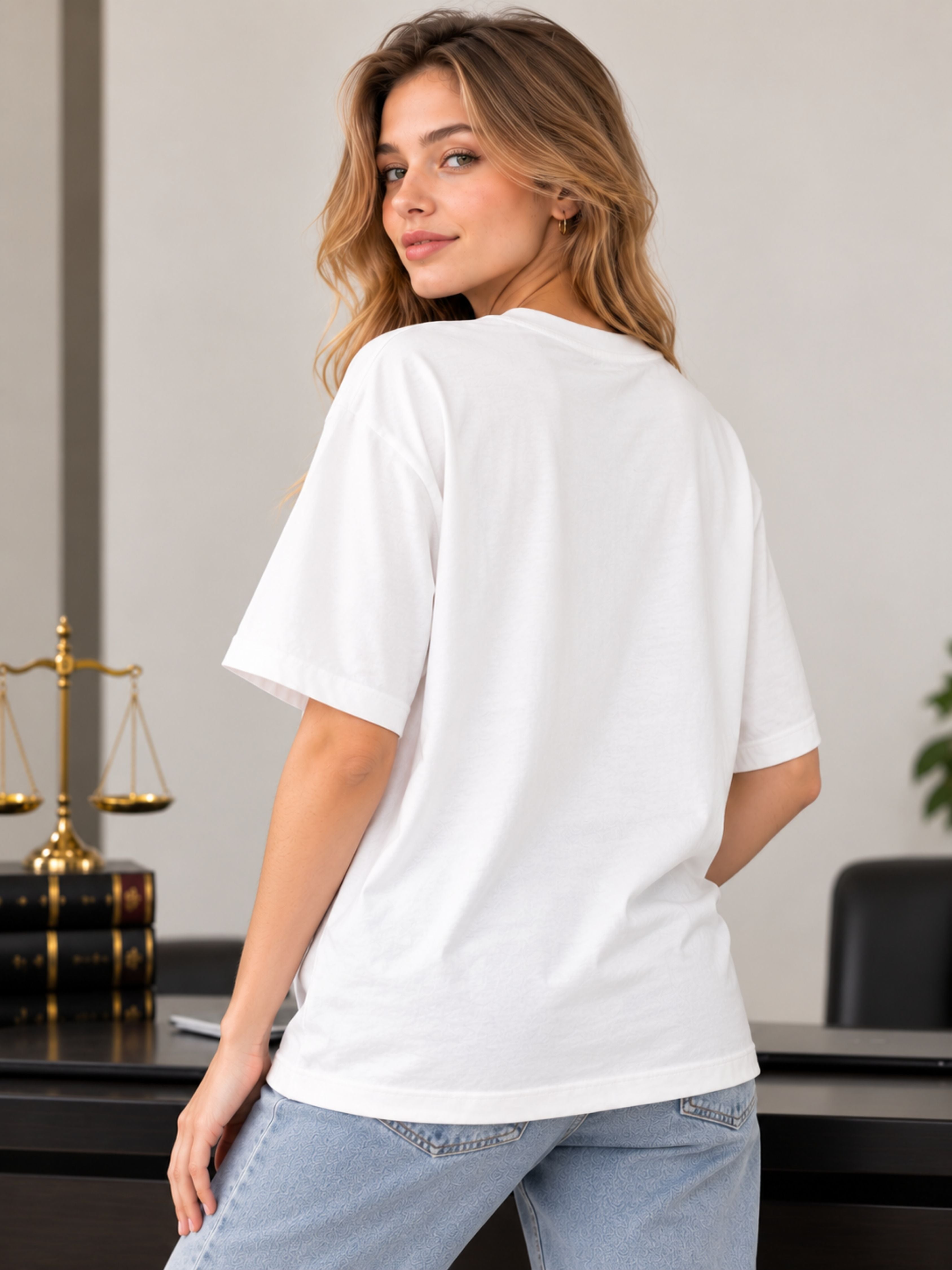 Lawyer | Lawyer In The Making | Oversized Printed T-Shirt For Women