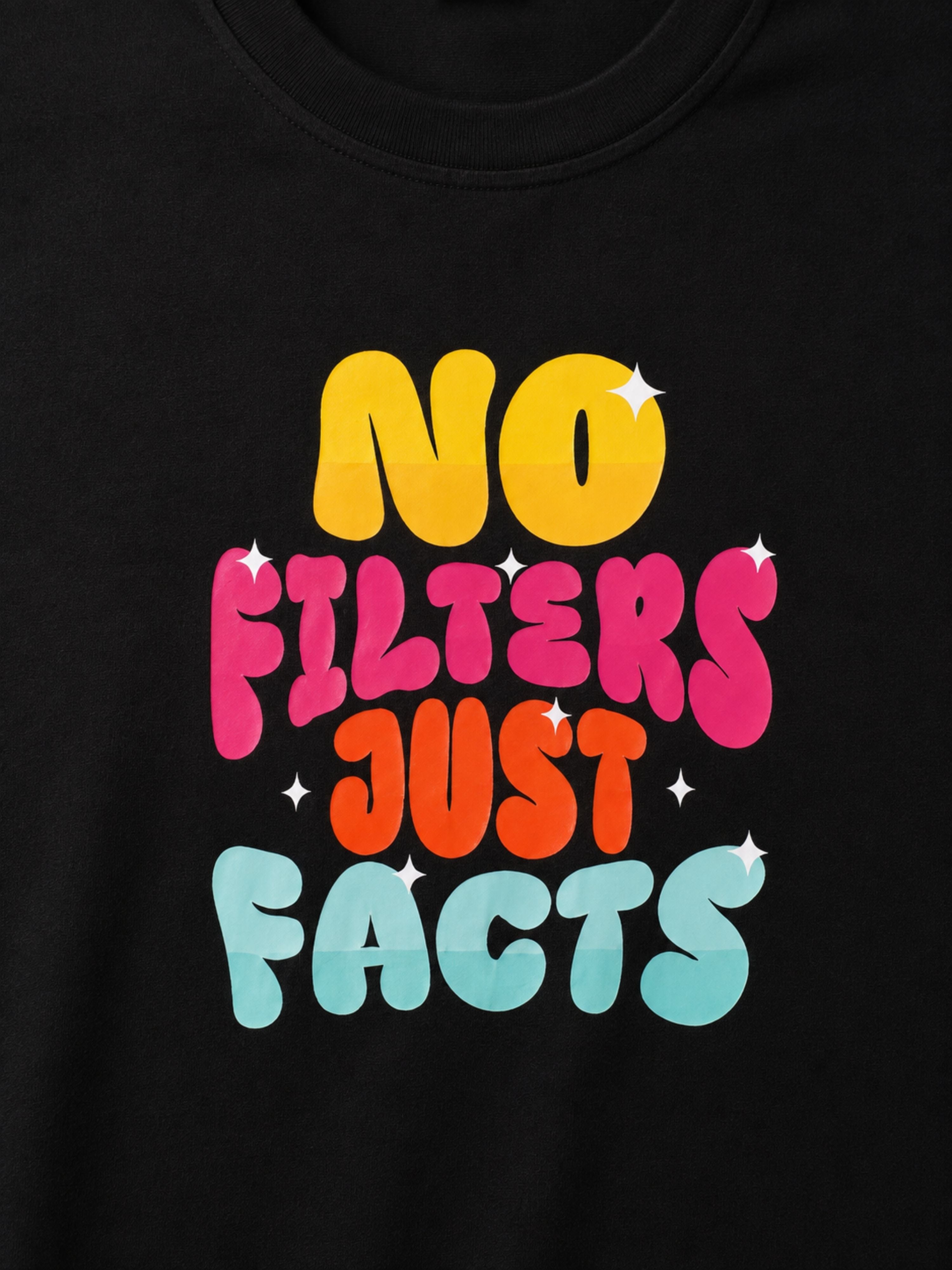 Journalists | No filters. Just facts | Oversized T-shirt For Men