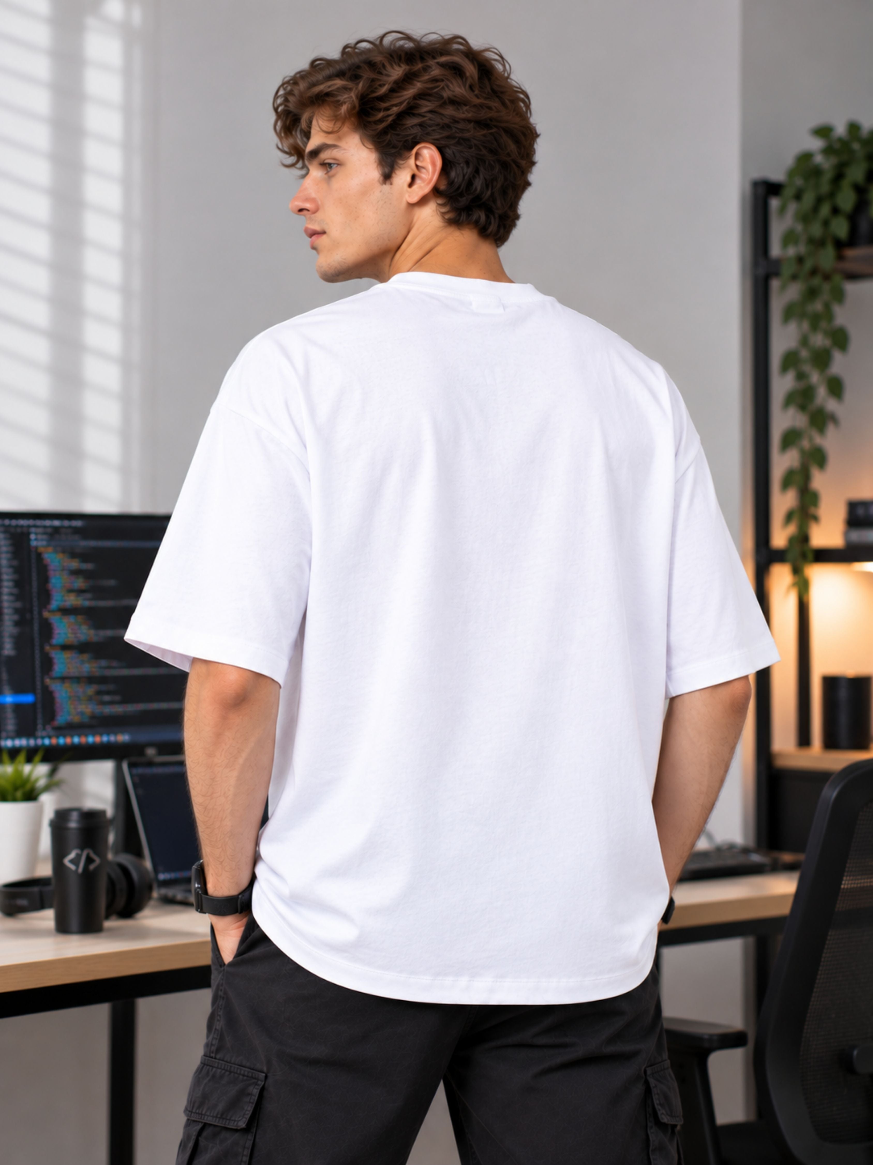Software Engineer | It's Not Broken. It's Just Cached | Oversized Printed T-Shirt For Men
