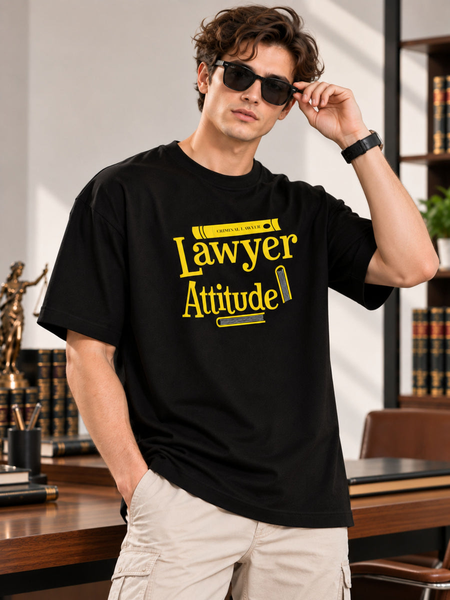 Lawyer | Lawyer Attitude | Oversized T-Shirt For Men