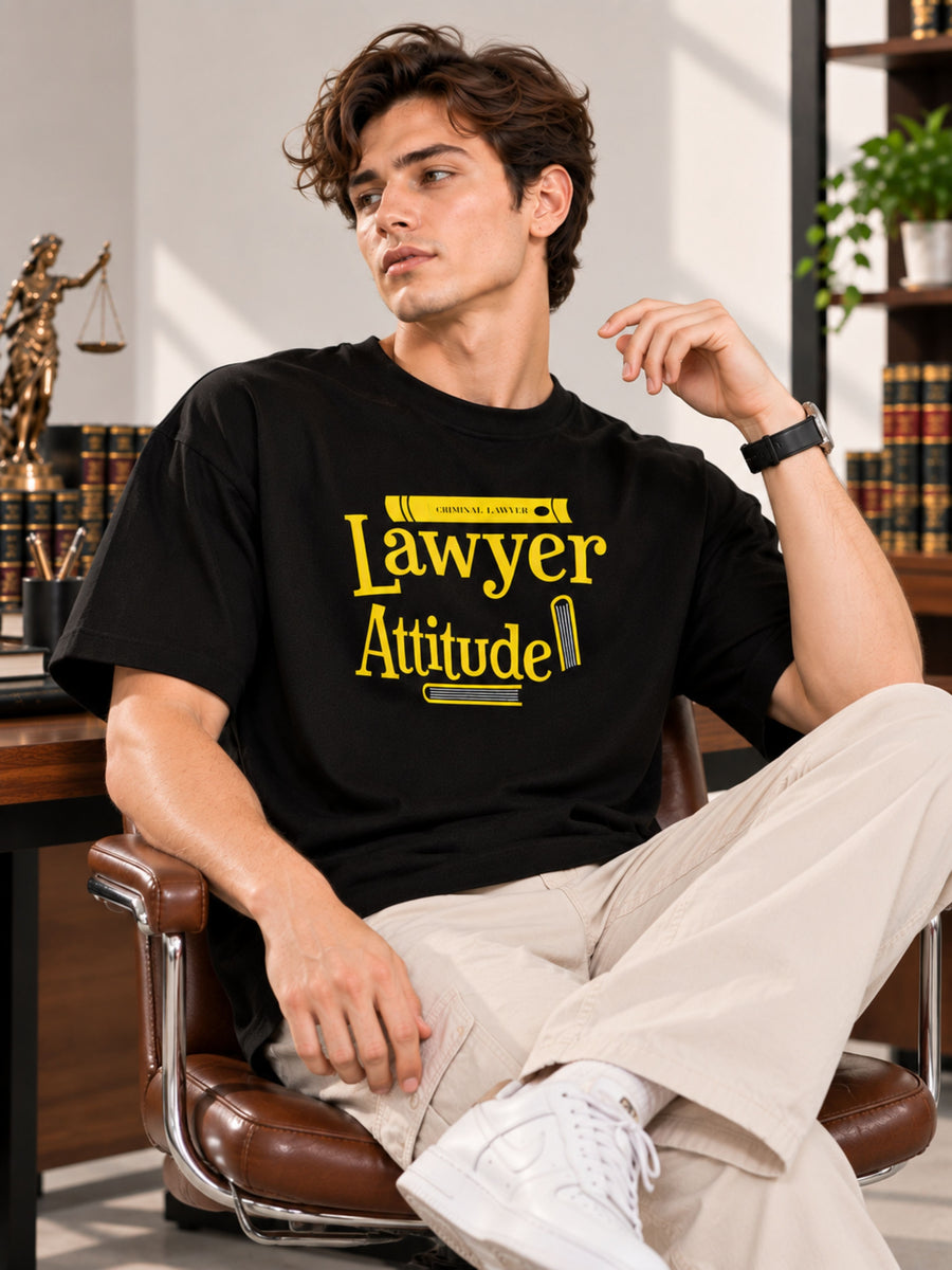 Lawyer | Lawyer Attitude | Oversized T-Shirt For Men