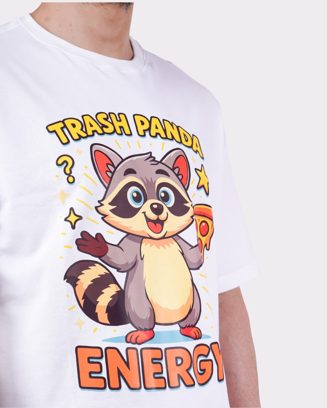 Trash Panda Energy | Raccoon Animal Archetype Oversized T-Shirt