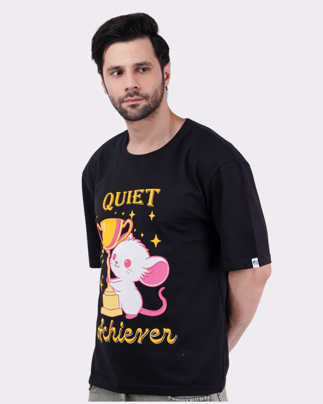 Quiet Achiever | Mouse Animal Archetype Oversized T-Shirt