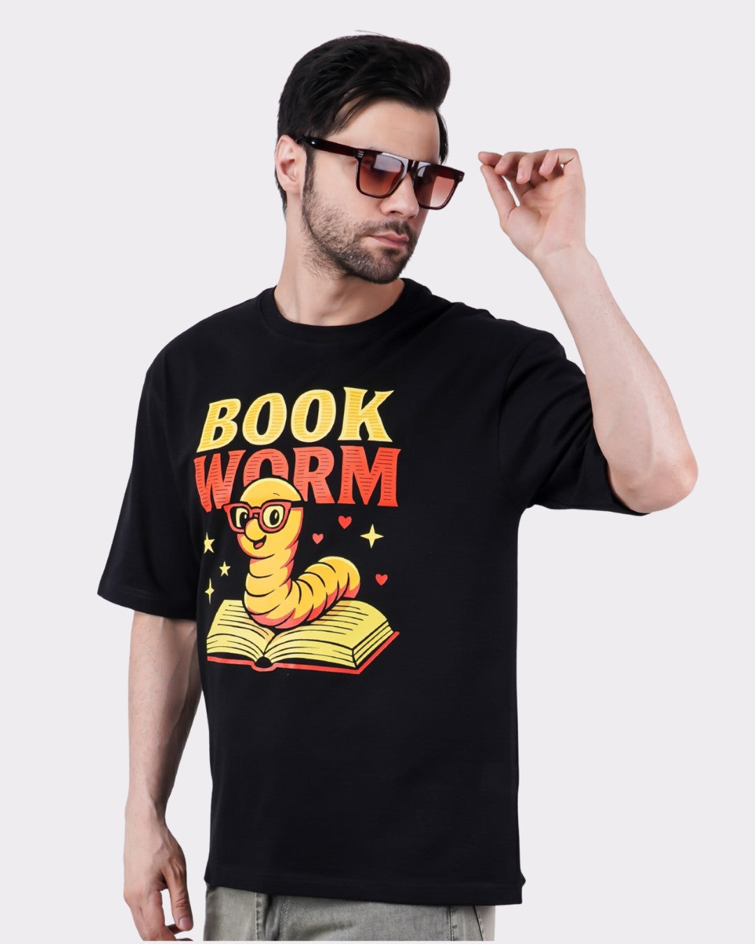 Book Worm | Animal Archetypes Oversized T-Shirt