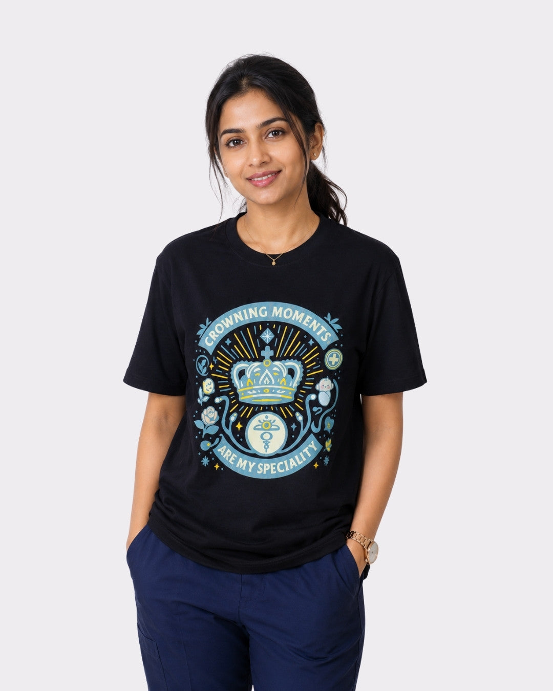 Gynaecologist | Crowning Moments Are My Specialty | Oversized T shirt For Women