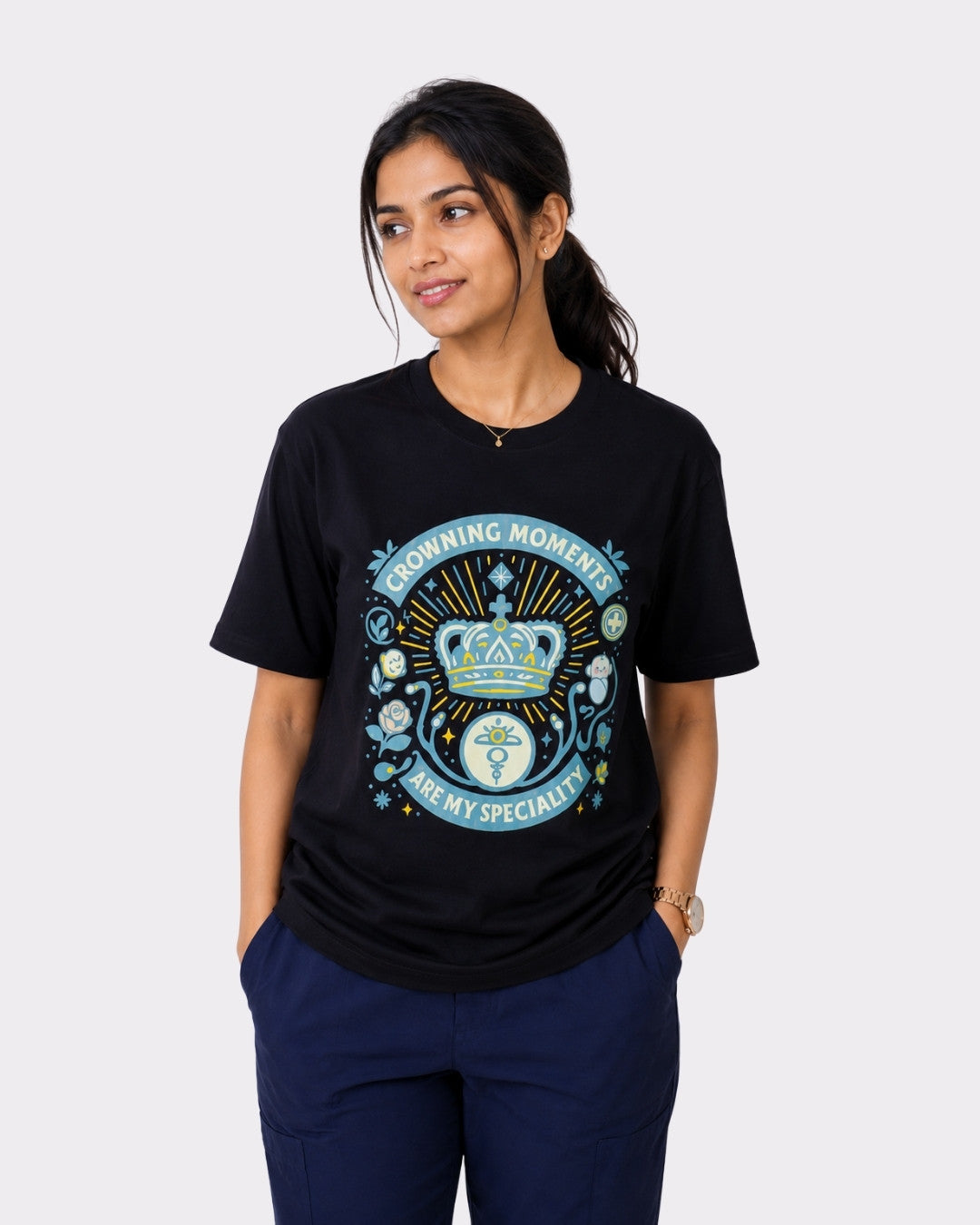 Gynaecologist | Crowning Moments Are My Specialty | Oversized T shirt For Women