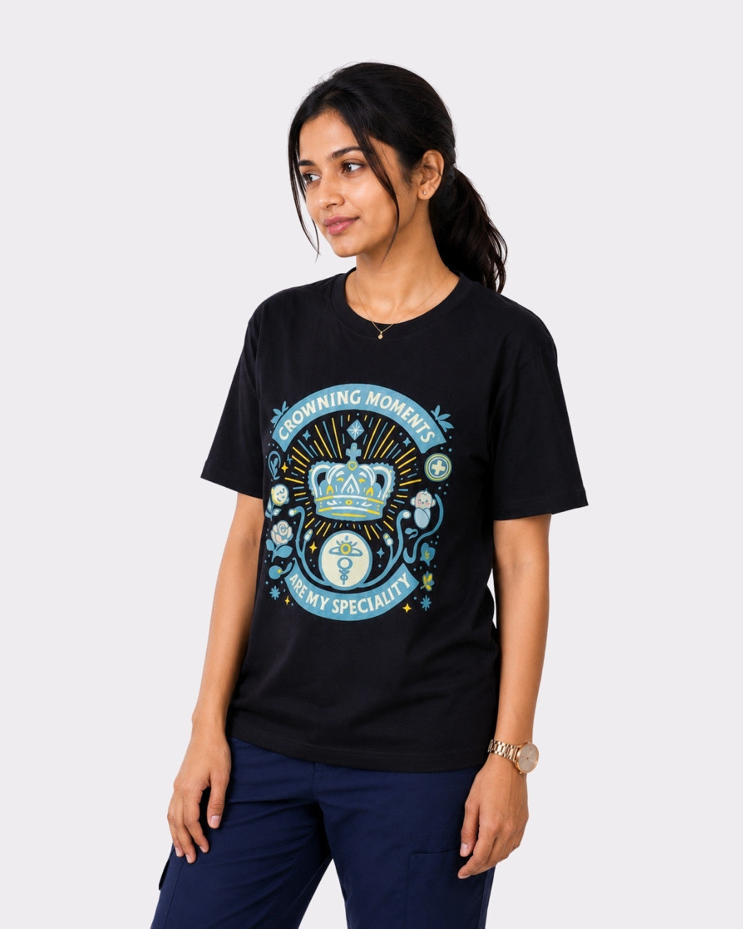 Gynaecologist | Crowning Moments Are My Specialty | Oversized T shirt For Women