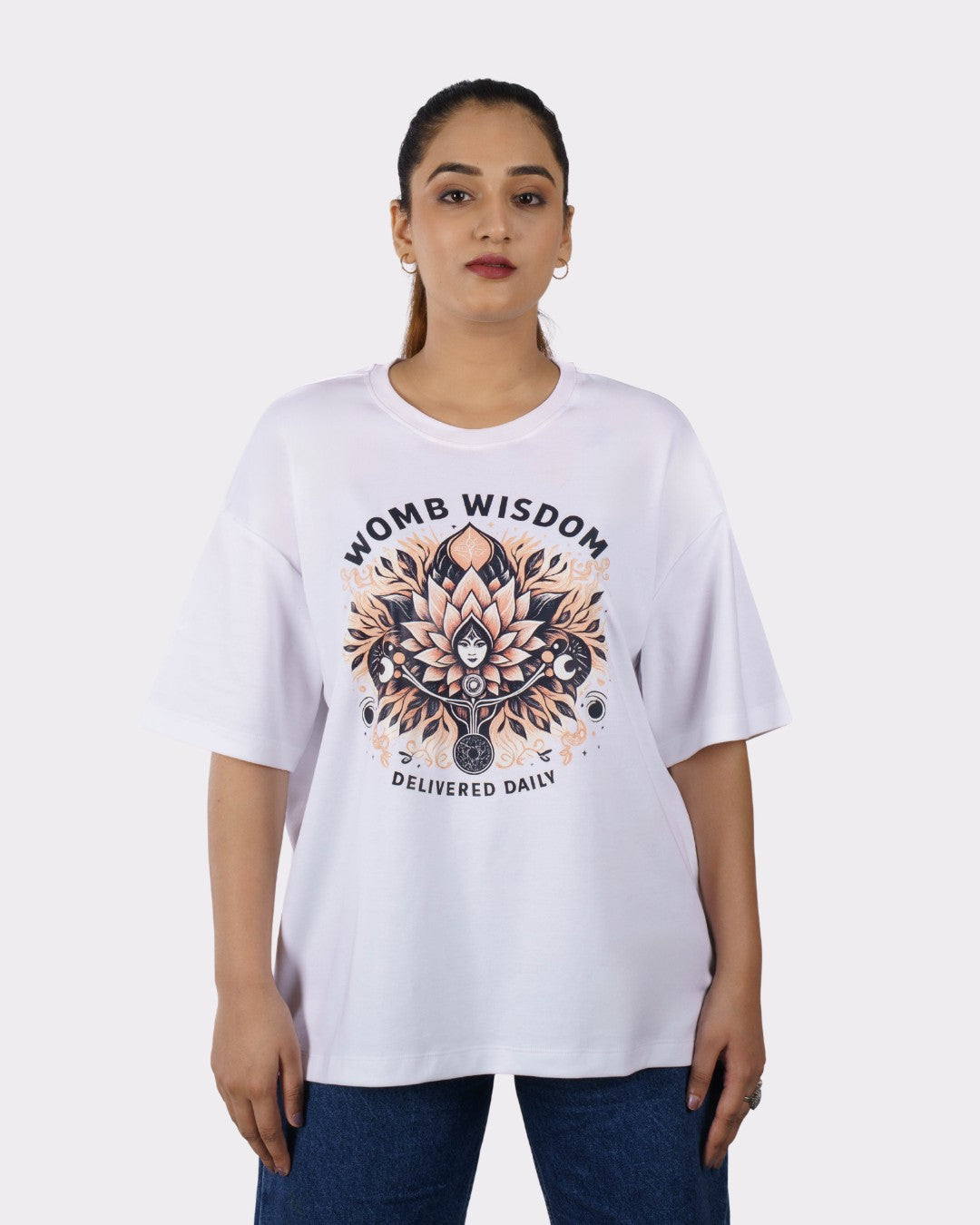 Gynaecologist | Womb Wisdom, Delivered Daily | Oversized fit Tshirt