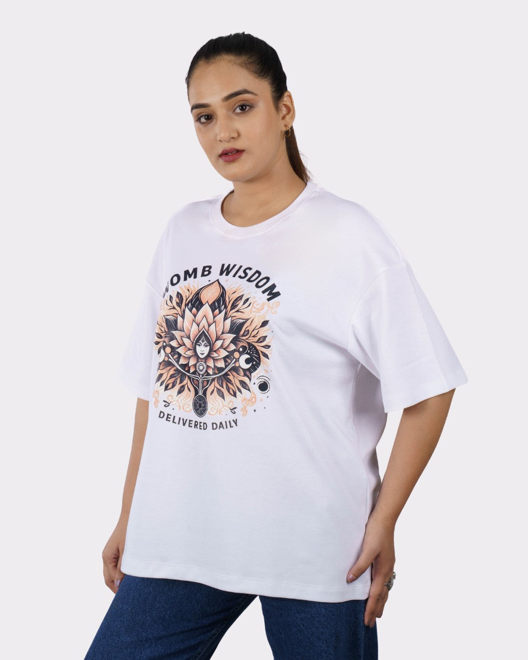 Gynaecologist | Womb Wisdom, Delivered Daily | Oversized fit Tshirt