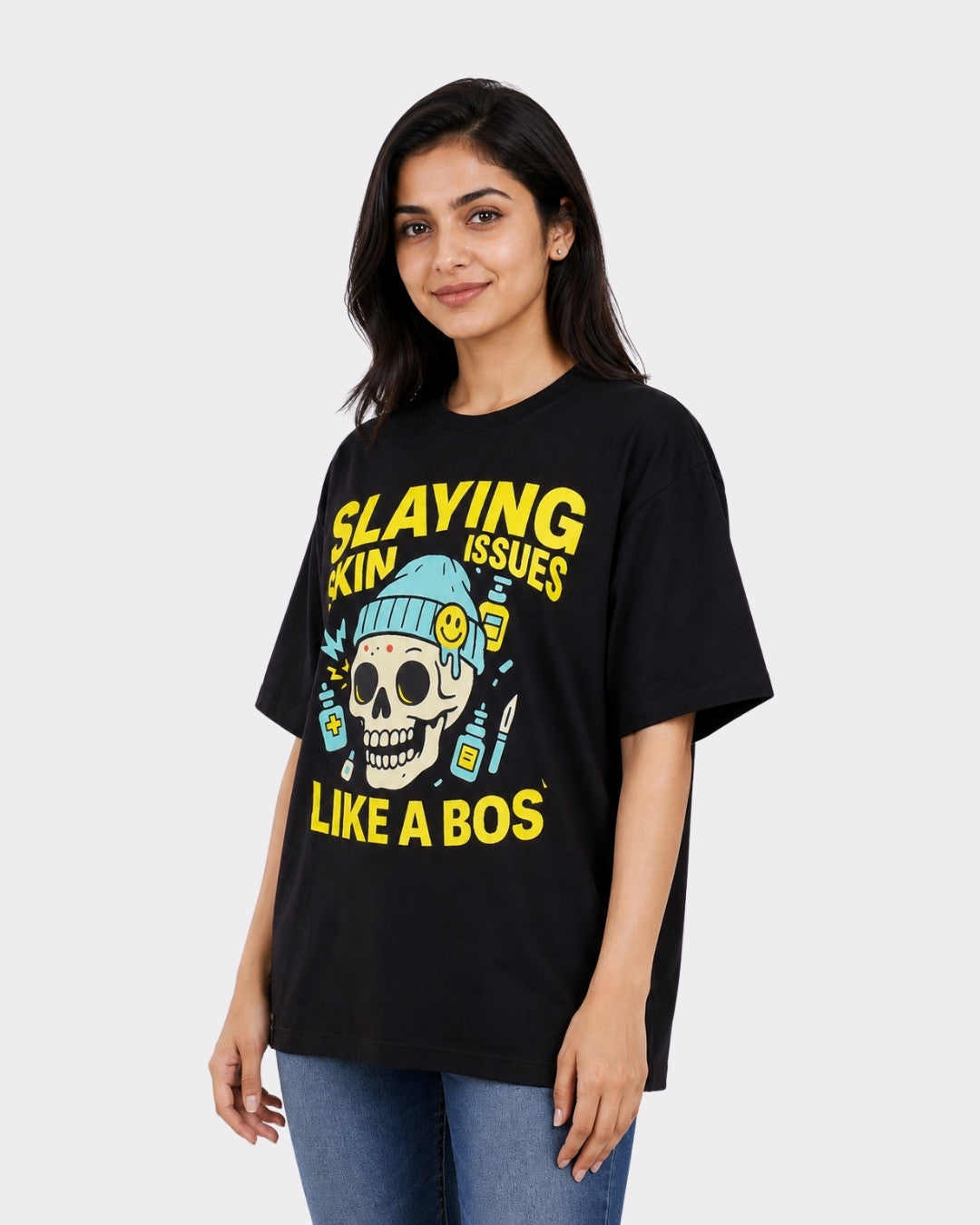 Dermatologist | Slaying Skin Issues Like A Boss | Oversized Trendy Tshirt For Women