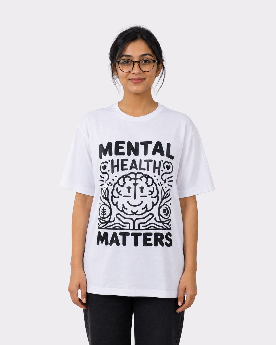 Psychiatrist  | Mental Health Matters | Oversized fit Tshirt For Women