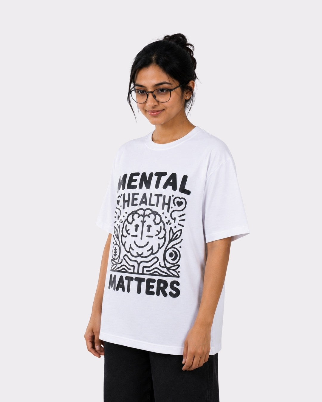 Psychiatrist  | Mental Health Matters | Oversized fit Tshirt For Women
