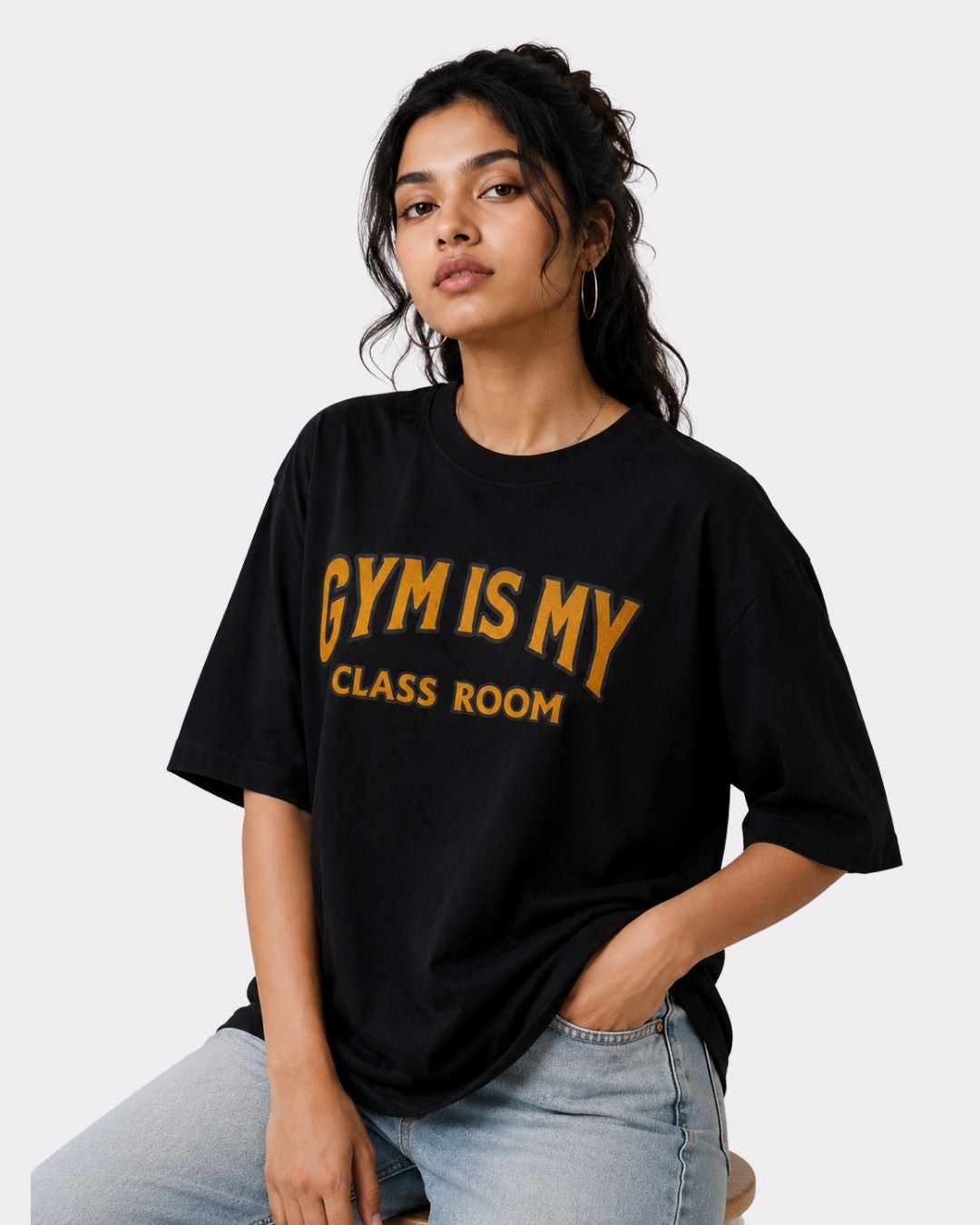 Fitness Trainer | Gym Is My Classroom. You're My Subject | Oversized T-shirt For Women