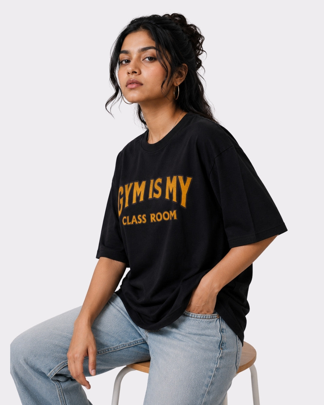 Fitness Trainer | Gym Is My Classroom. You're My Subject | Oversized T-shirt For Women