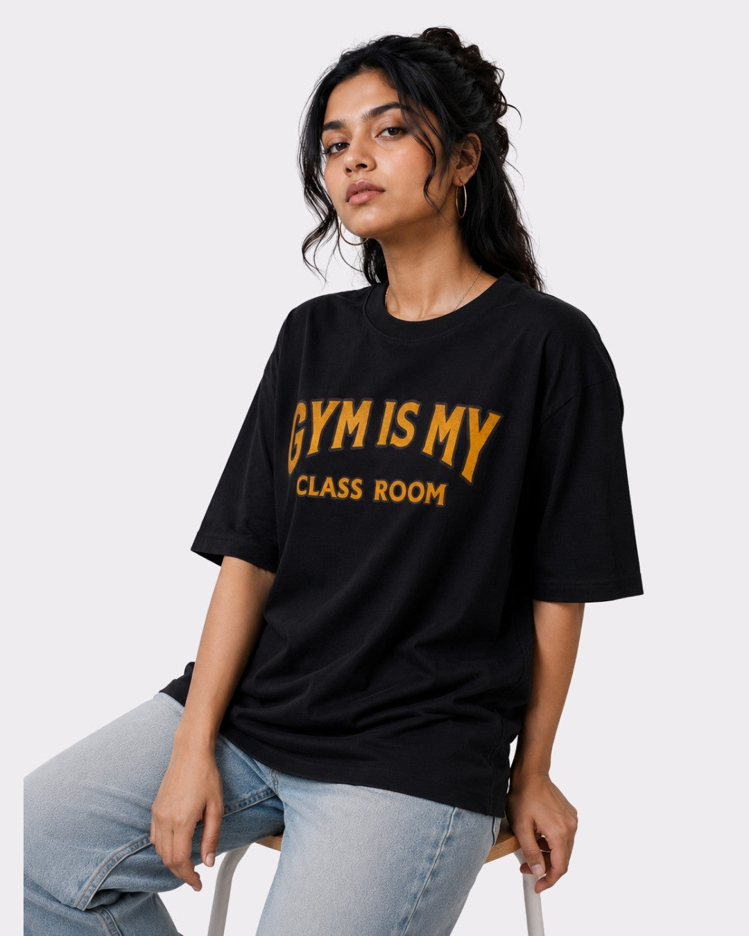 Fitness Trainer | Gym Is My Classroom. You're My Subject | Oversized T-shirt For Women