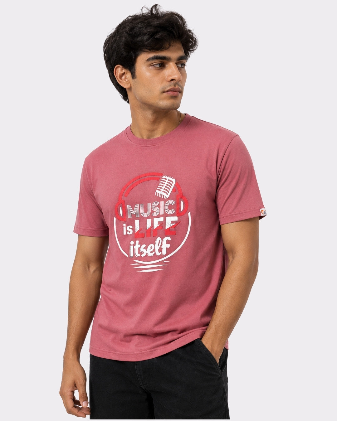 DJs & Music Performers | Music Is Life Itself | Regular Fit T-shirt For Men