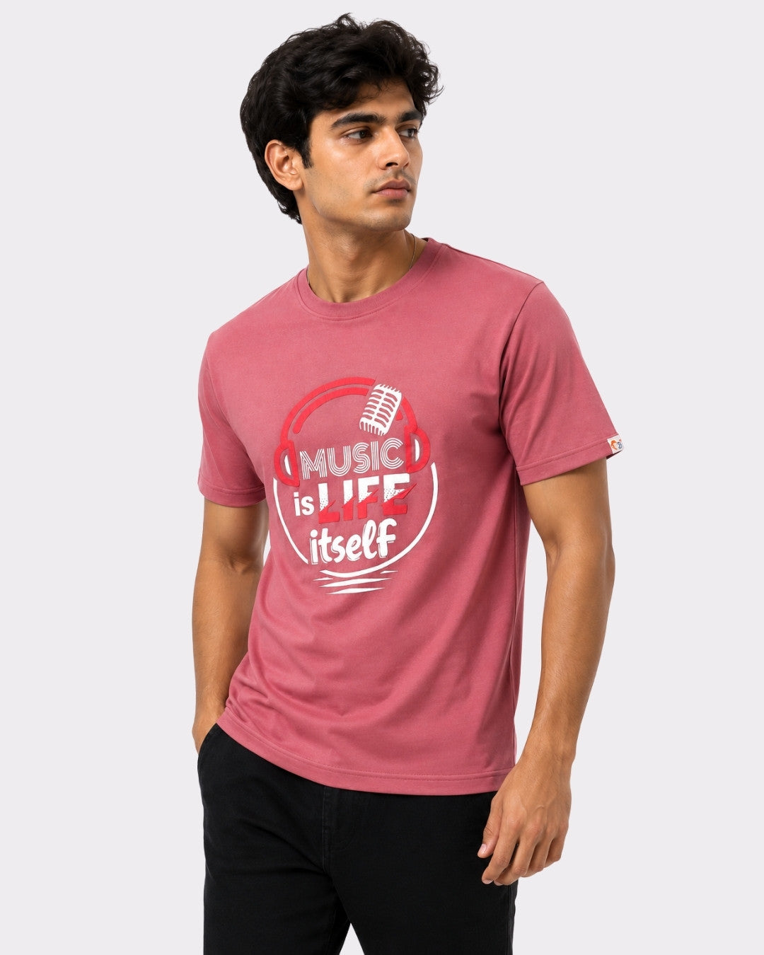 DJs & Music Performers | Music Is Life Itself | Regular Fit T-shirt For Men