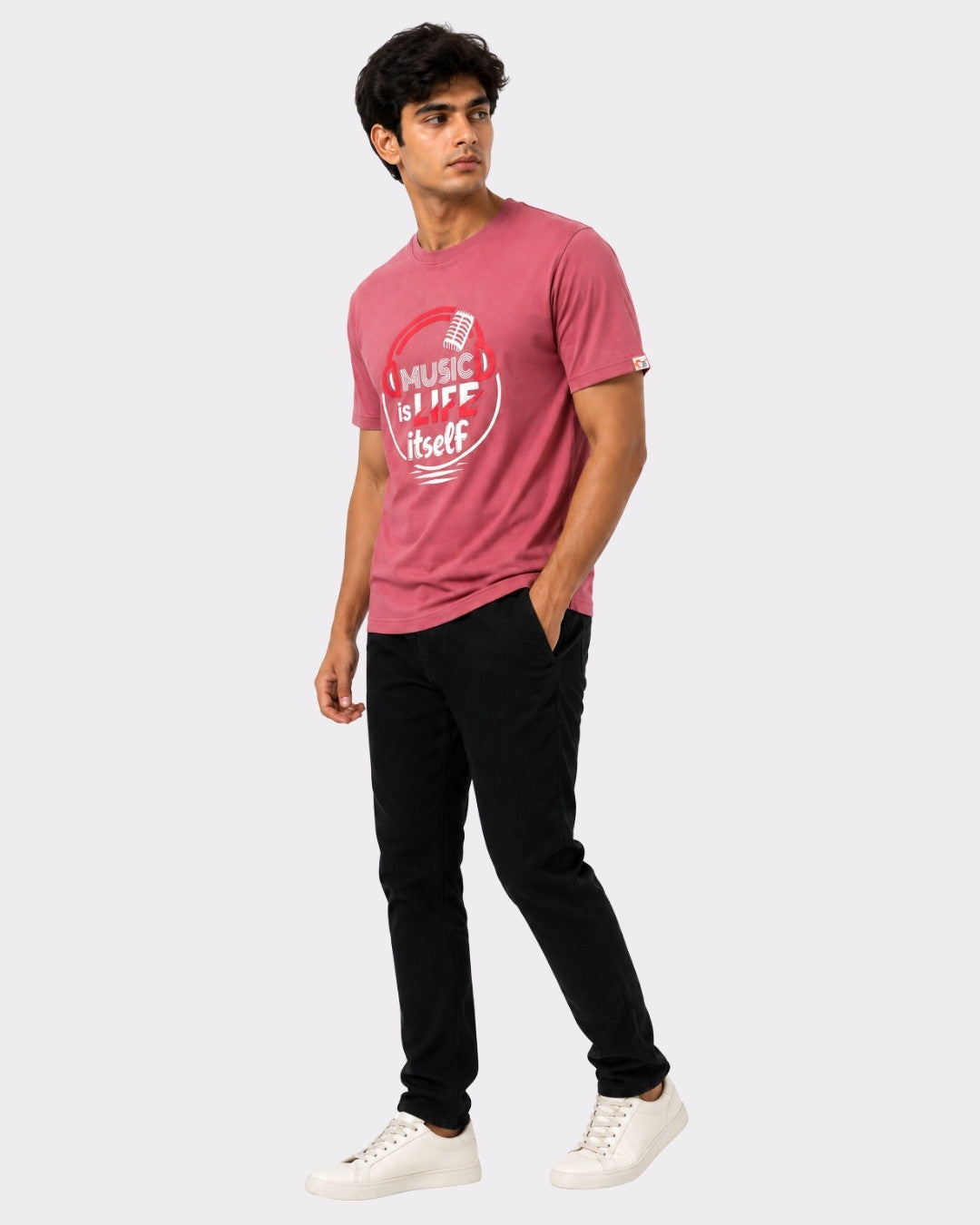 DJs & Music Performers | Music Is Life Itself | Regular Fit T-shirt For Men