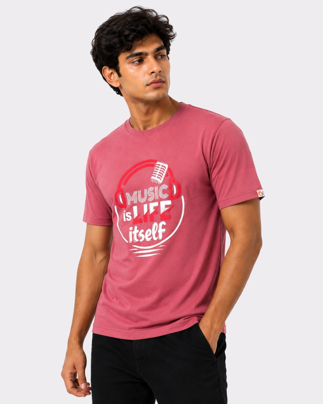 DJs & Music Performers | Music Is Life Itself | Regular Fit T-shirt For Men