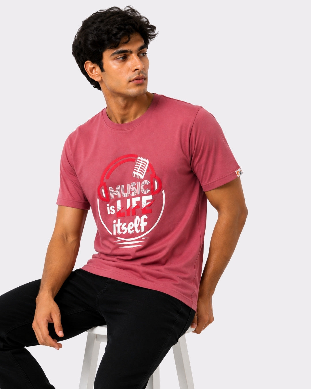 DJs & Music Performers | Music Is Life Itself | Regular Fit T-shirt For Men