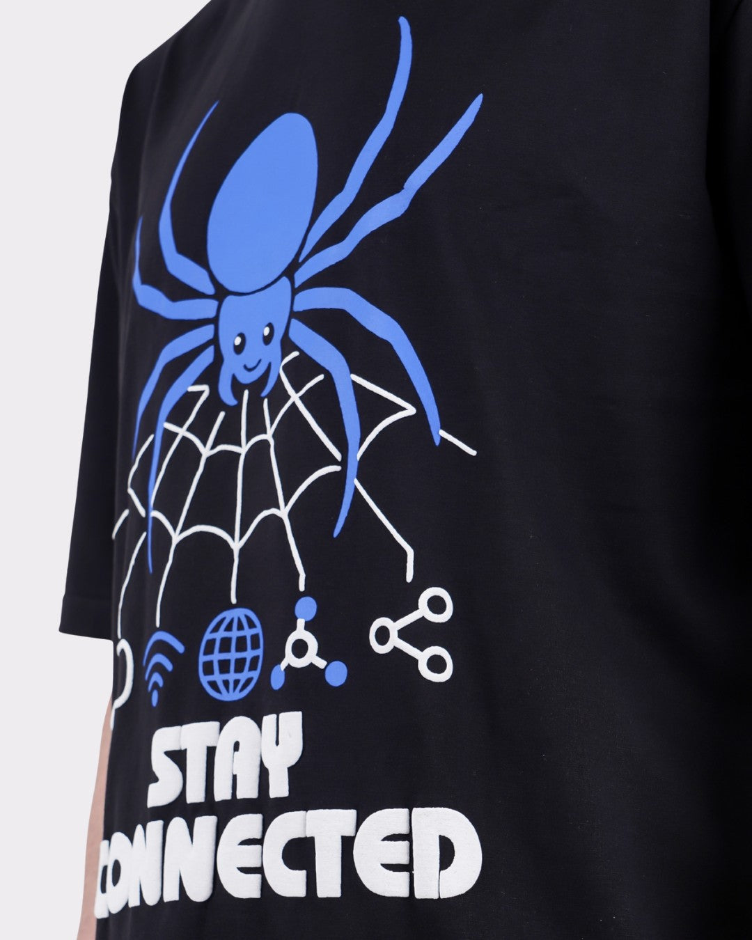 Stay Connected | Spider Animal Archetype Oversized T-Shirt