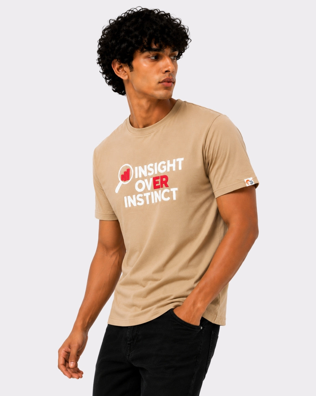 Researchers | Insight Over Instinct | Regular Fit T-shirt For Men