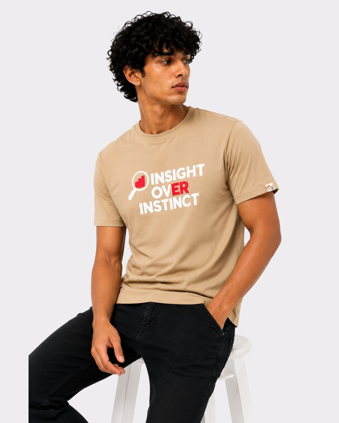 Researchers | Insight Over Instinct | Regular Fit T-shirt For Men