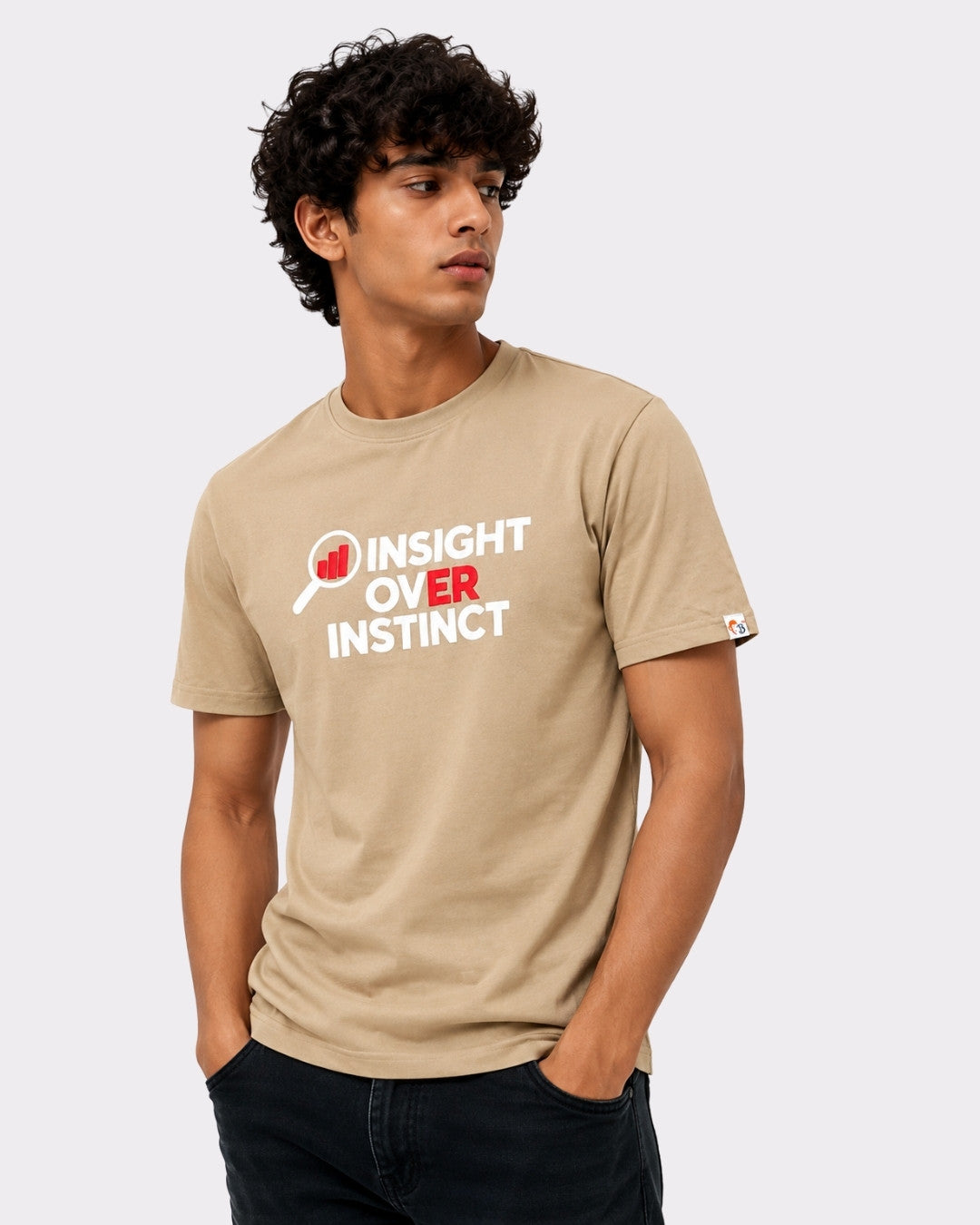 Researchers | Insight Over Instinct | Regular Fit T-shirt For Men