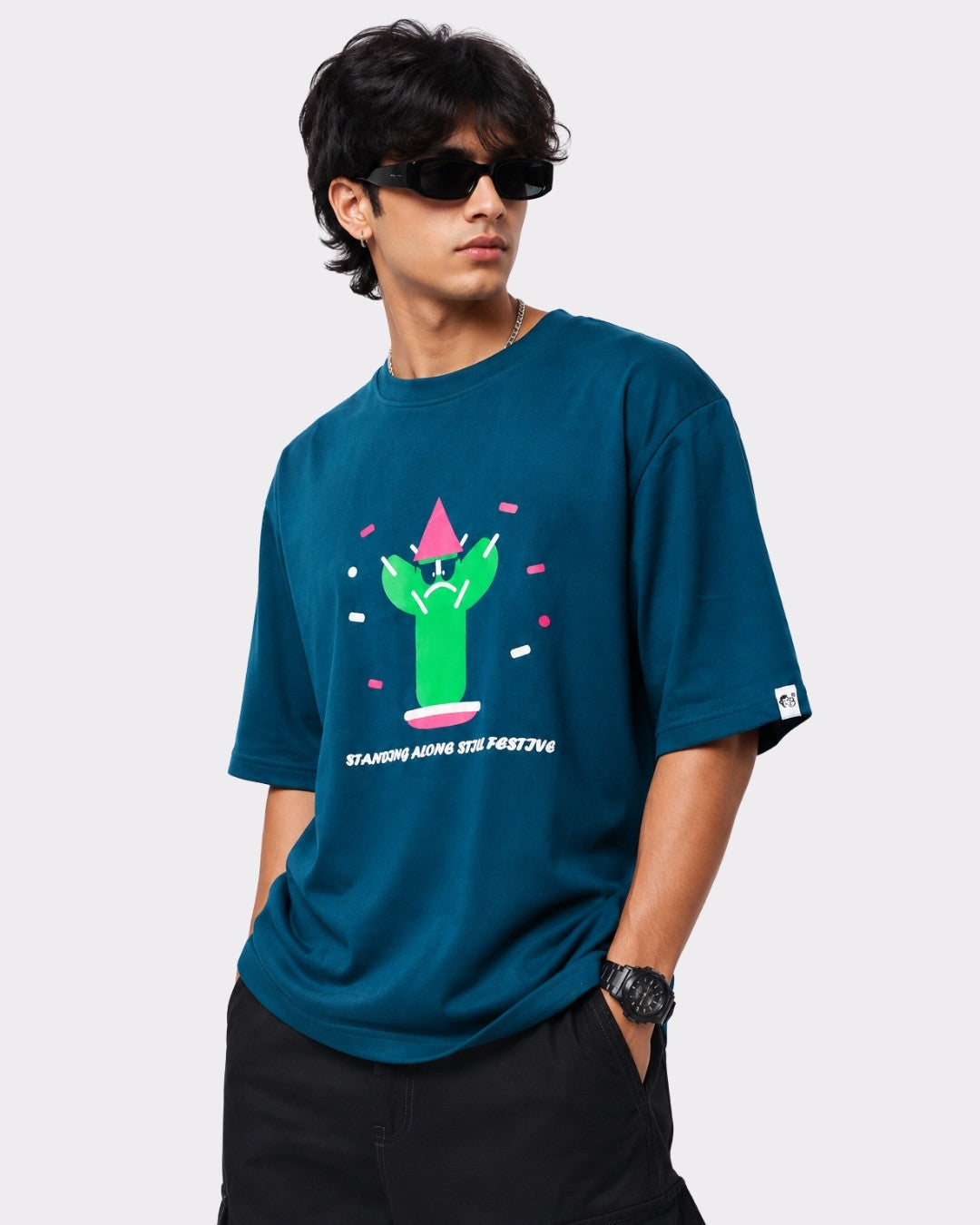 Introverts | Standing Alone Still Festive T-Shirt for Men