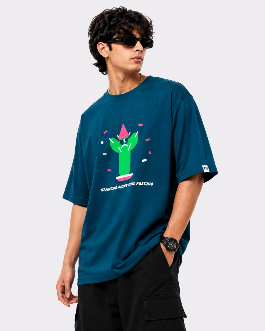 Introverts | Standing Alone Still Festive T-Shirt for Men