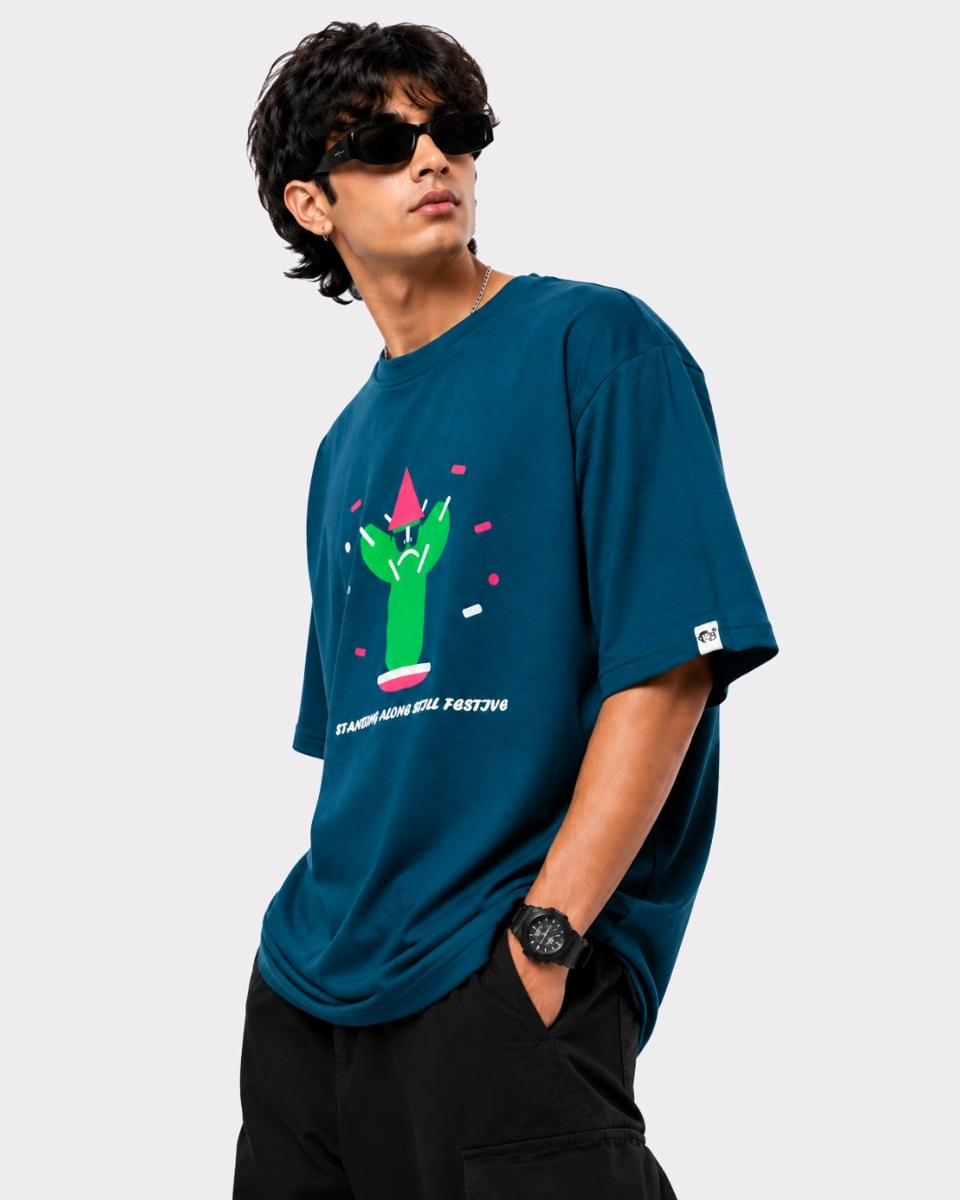 Introverts | Standing Alone Still Festive T-Shirt for Men