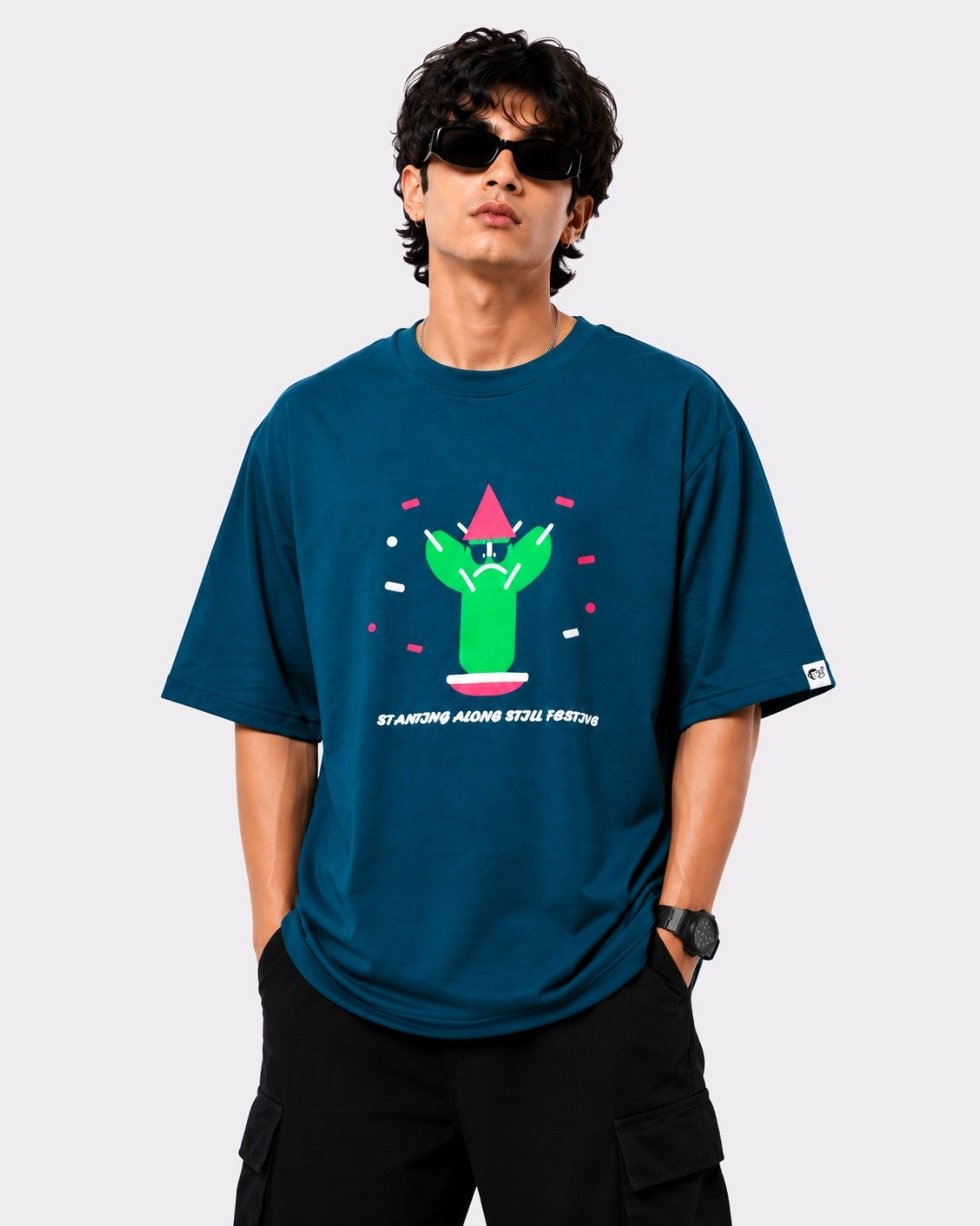 Introverts | Standing Alone Still Festive T-Shirt for Men