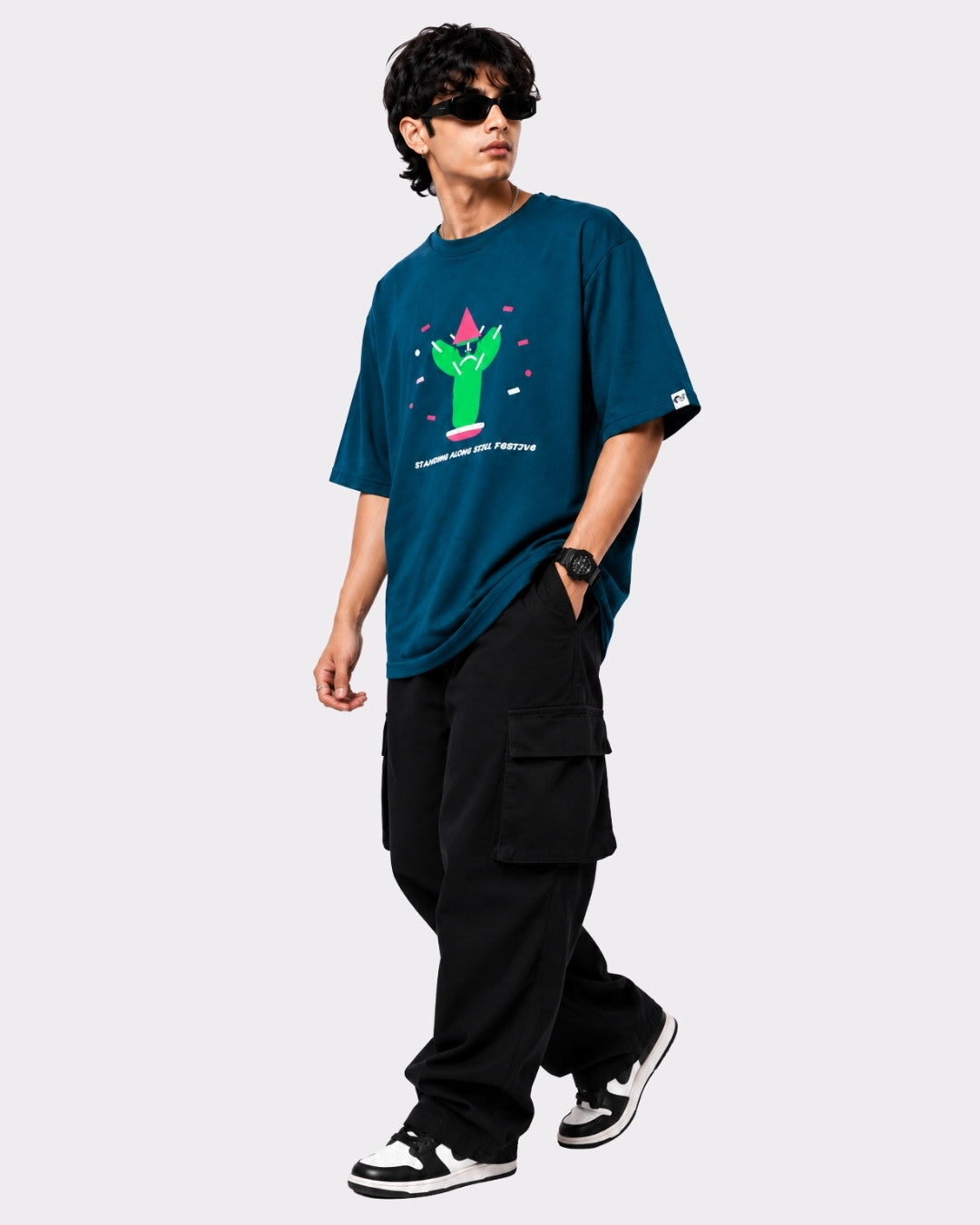 Introverts | Standing Alone Still Festive T-Shirt for Men