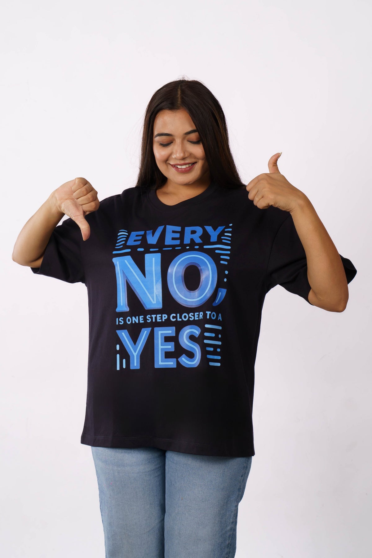 Sales Executive  | Every ‘no’ is one step closer to a ‘yes.’ | Oversized fit Tshirt