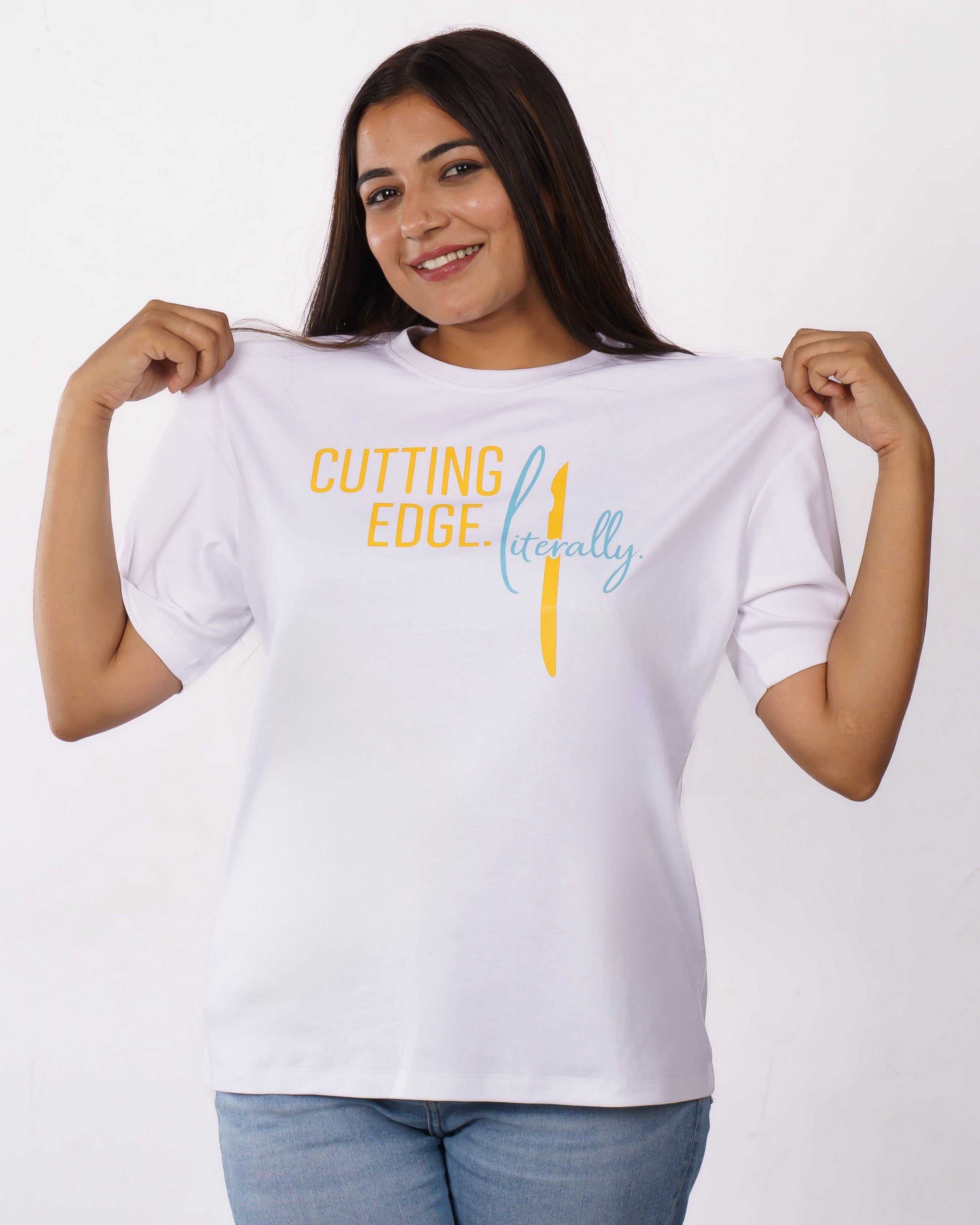 Surgeon | Cutting Edge. Literally. | Oversized fit Tshirt