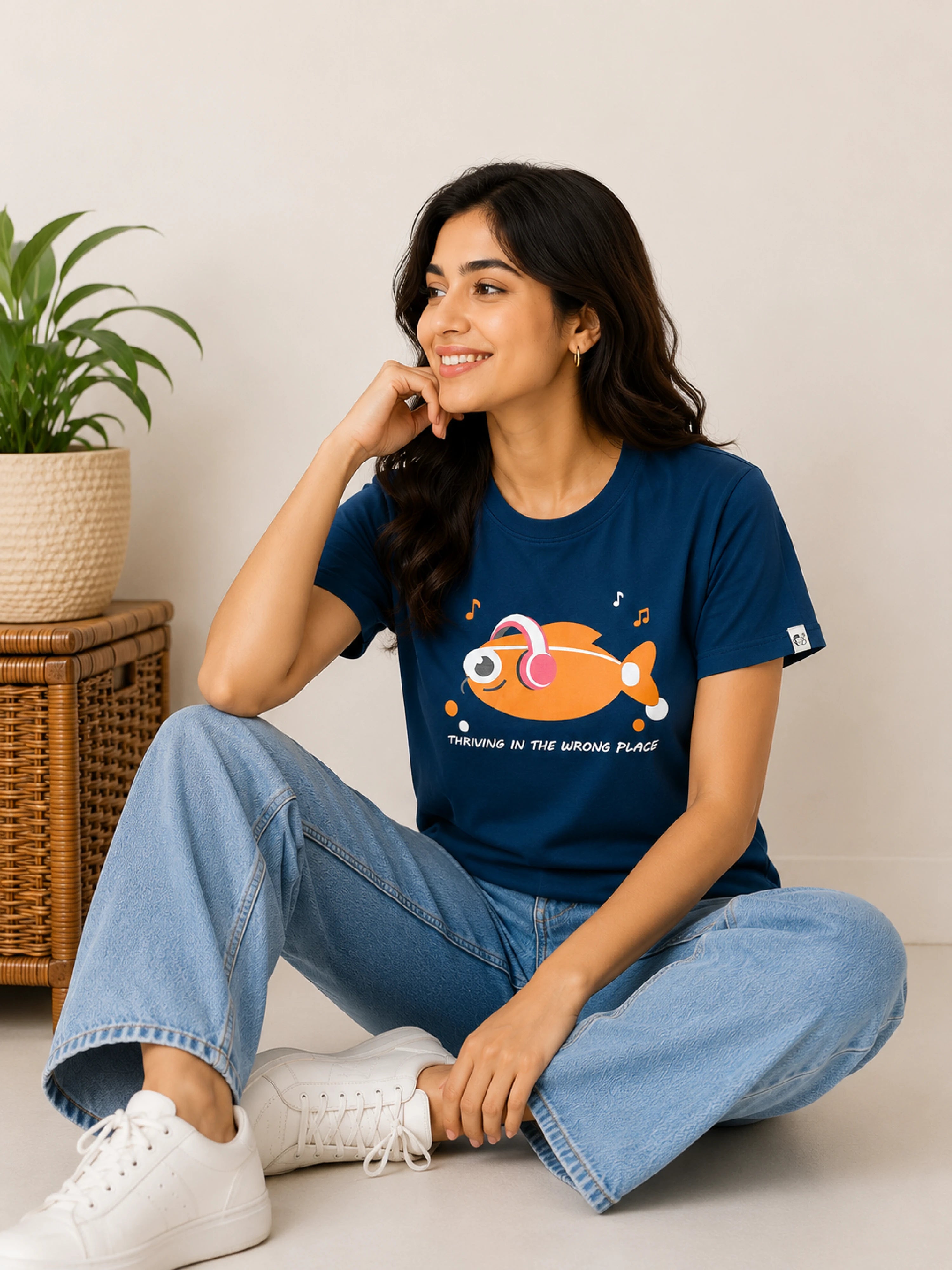 Misfits | Thriving In The Wrong Place | Regular Fit T-Shirt for Women
