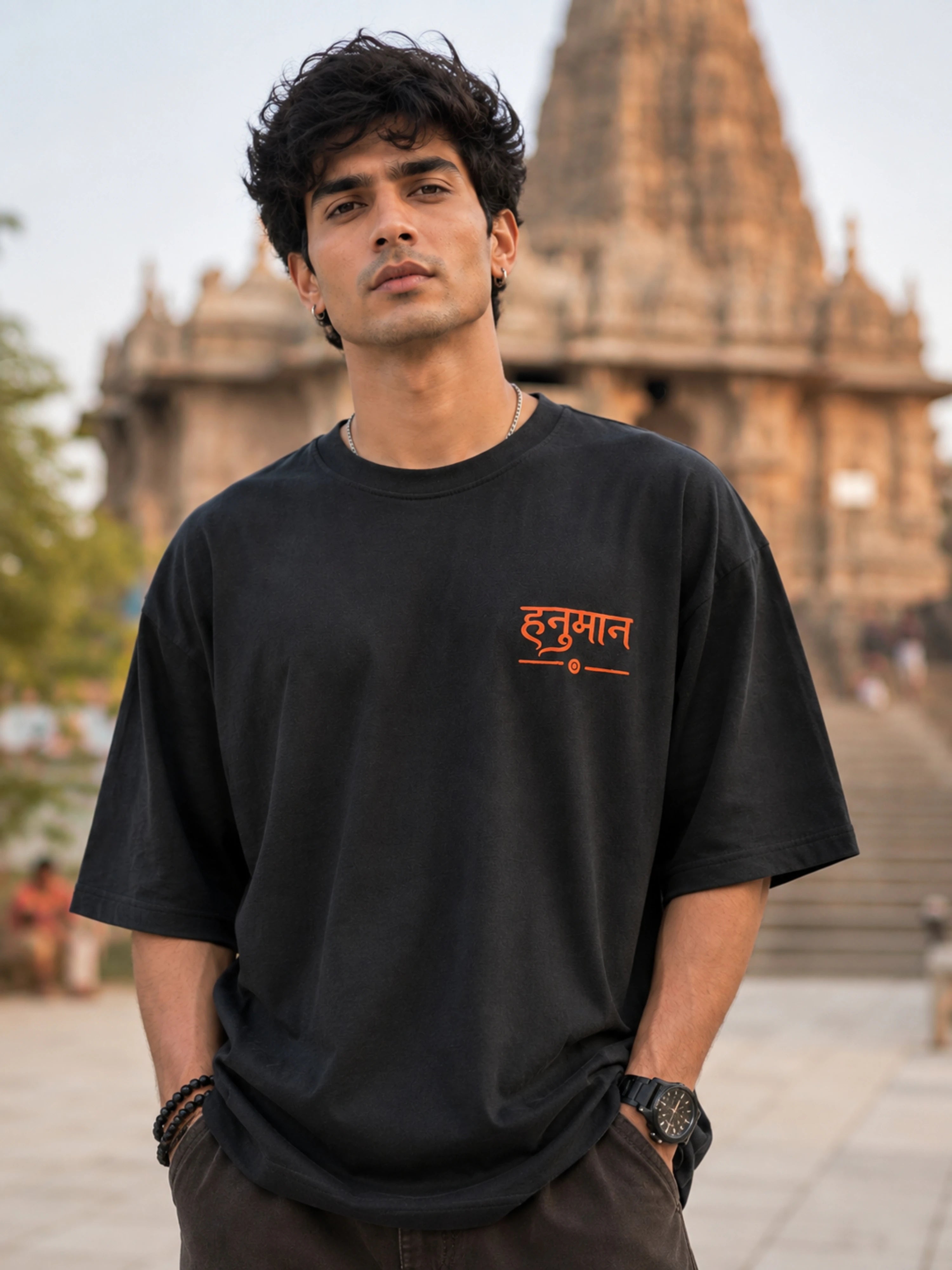 Sanatan Dharma | STRENGTH - Fear None, Limit None, Serve All | Oversized Fit T-shirt For Men